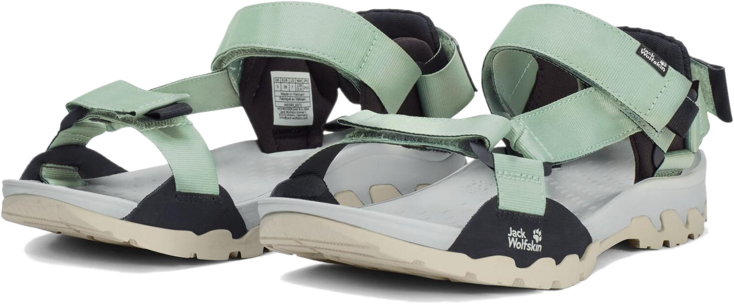 Сандали женские Jack Wolfskin Ridge Sandal W A65590_E0272 38 (5 UK) зеленые фото 