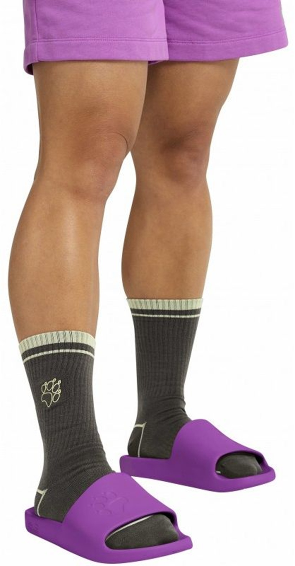 Шлепанцы Jack Wolfskin Paw Slider A65742_I0132 40,5 (0 UK) фиолетовые фото 