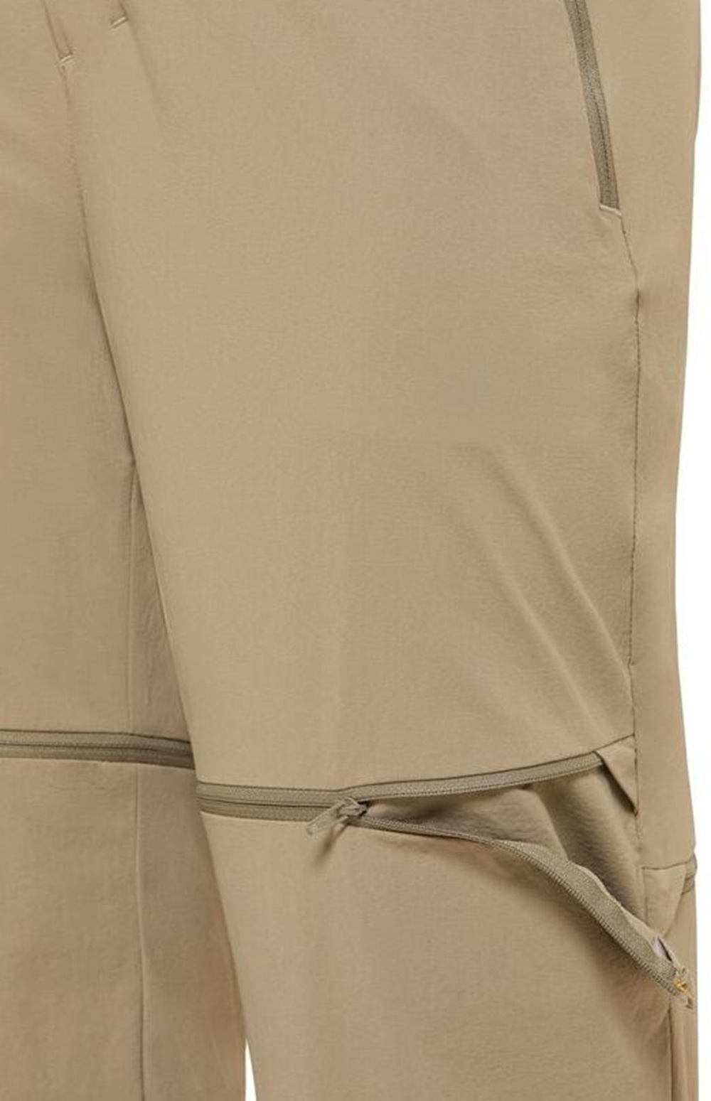 Штаны мужские Jack Wolfskin Hikeout Zip Off Pants M A63925_A0082 52 бежевые фото 