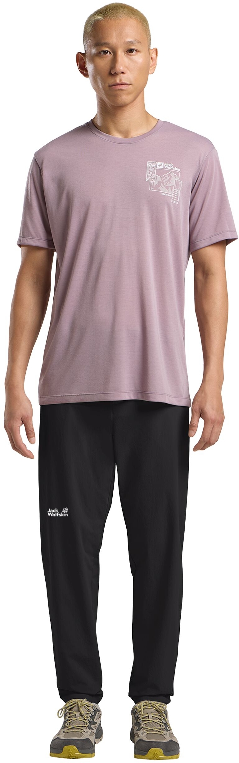 Штаны мужские Jack Wolfskin Hikeout Pants M A63924_F0302 52 серые фото 