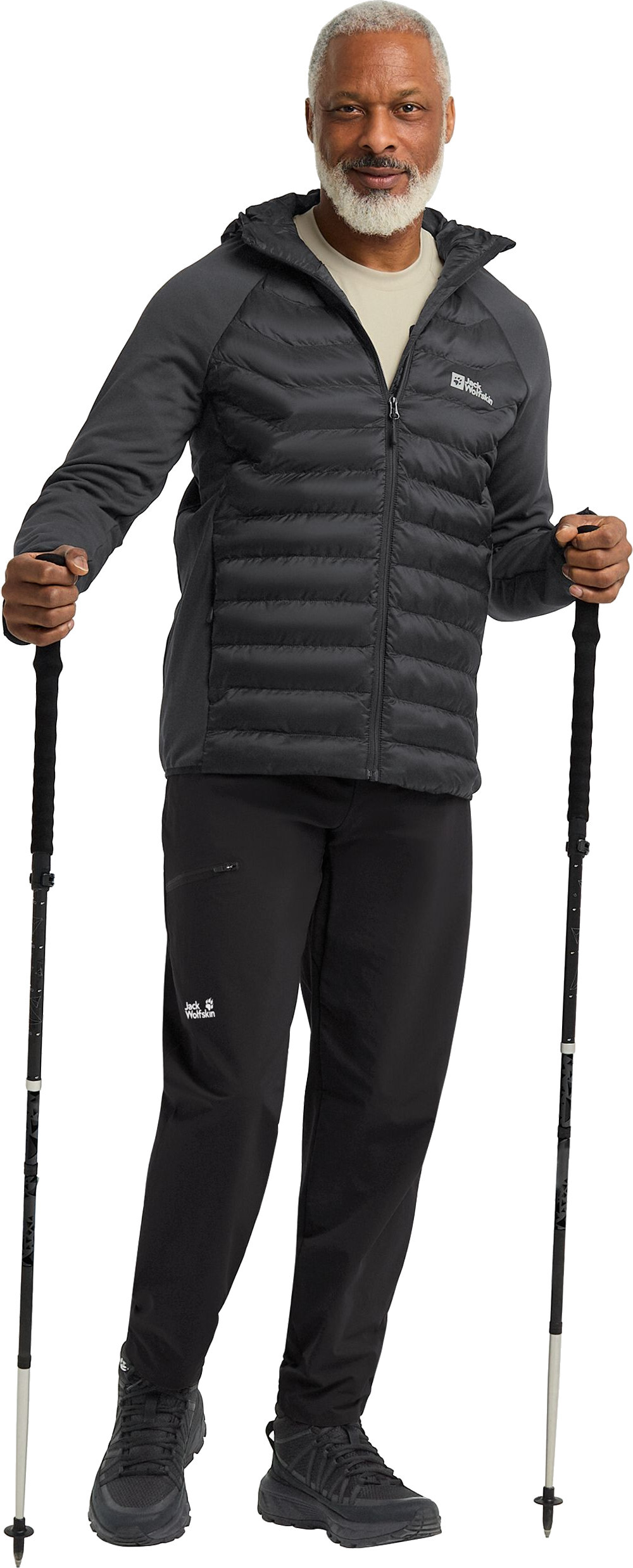 Штаны мужские Jack Wolfskin Prelight Trail Pants M A65166_6000 2XL черные фото 