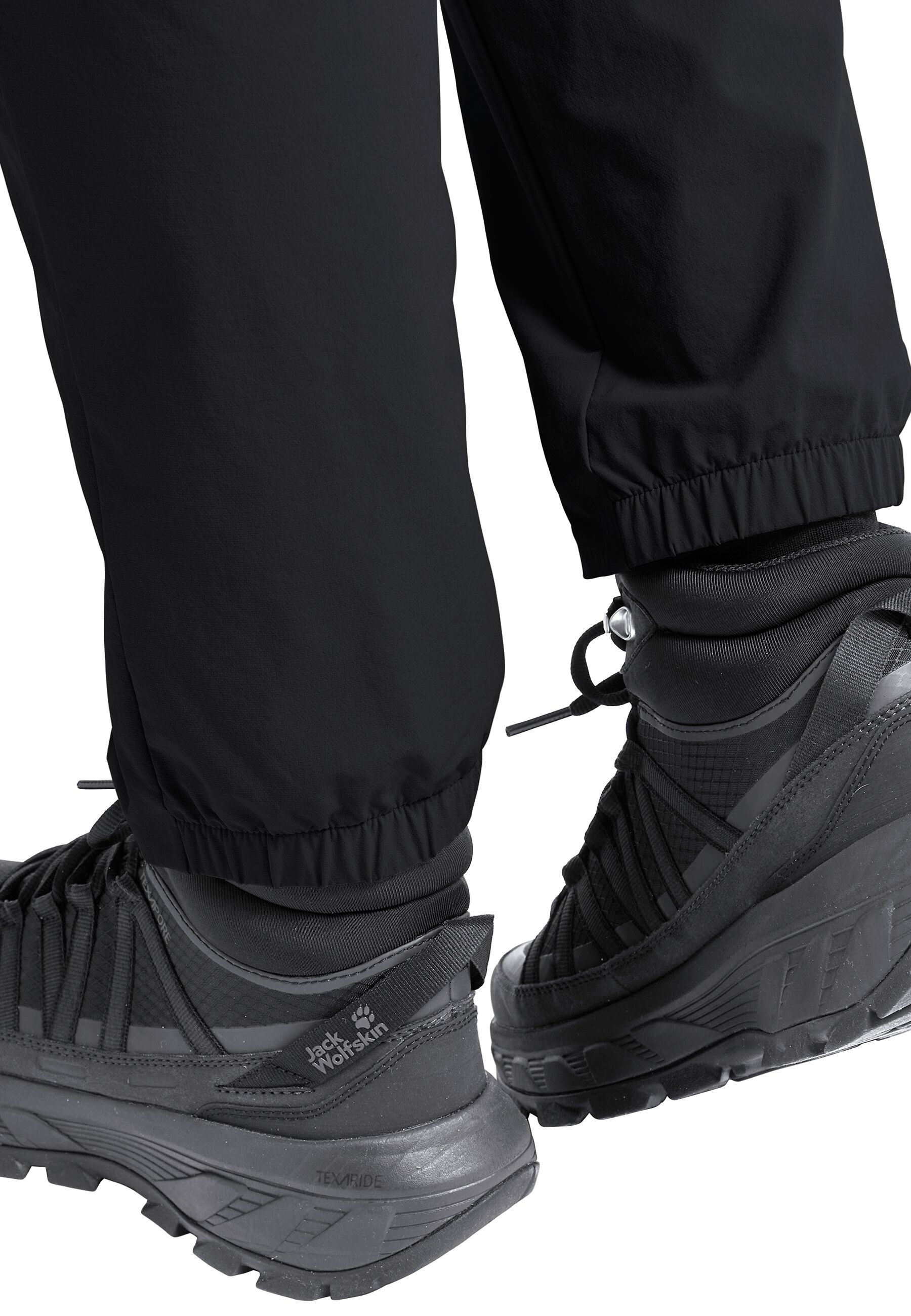Штаны женские Jack Wolfskin Prelight Trail Pants W A65167_6000 S черные фото 6
