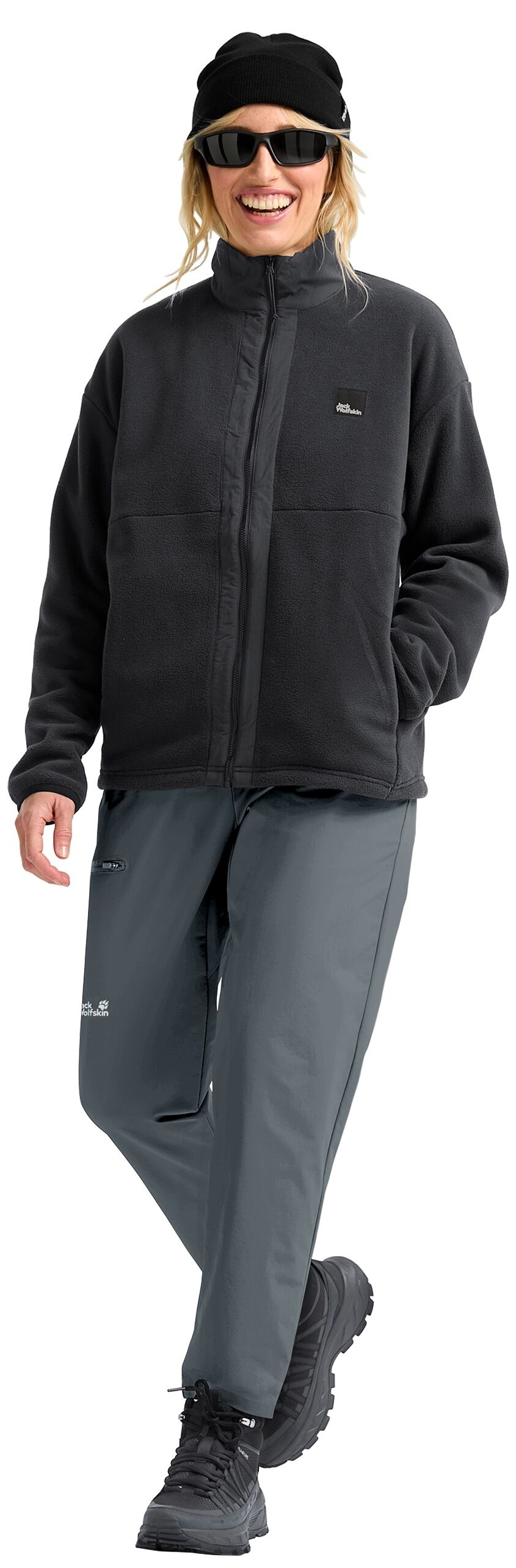 Штани жіночі Jack Wolfskin Prelight Trail Pants W A65167_F0303 M сіро-синєфото