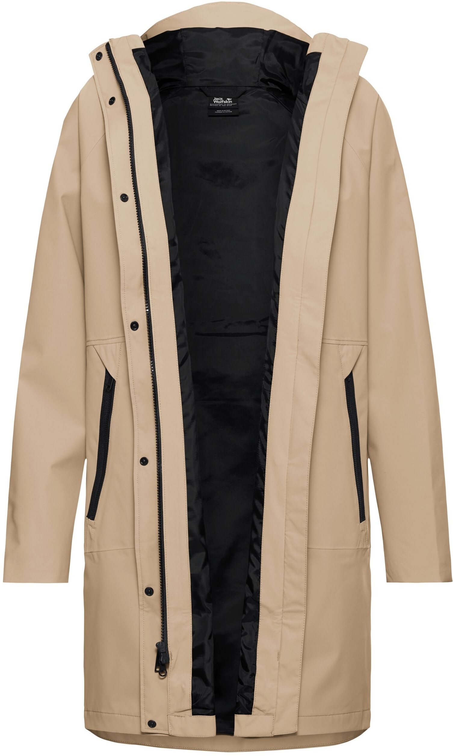 Плащ жіночий Jack Wolfskin Onera 2L Coat W A65749_A0083 L бежевийфото