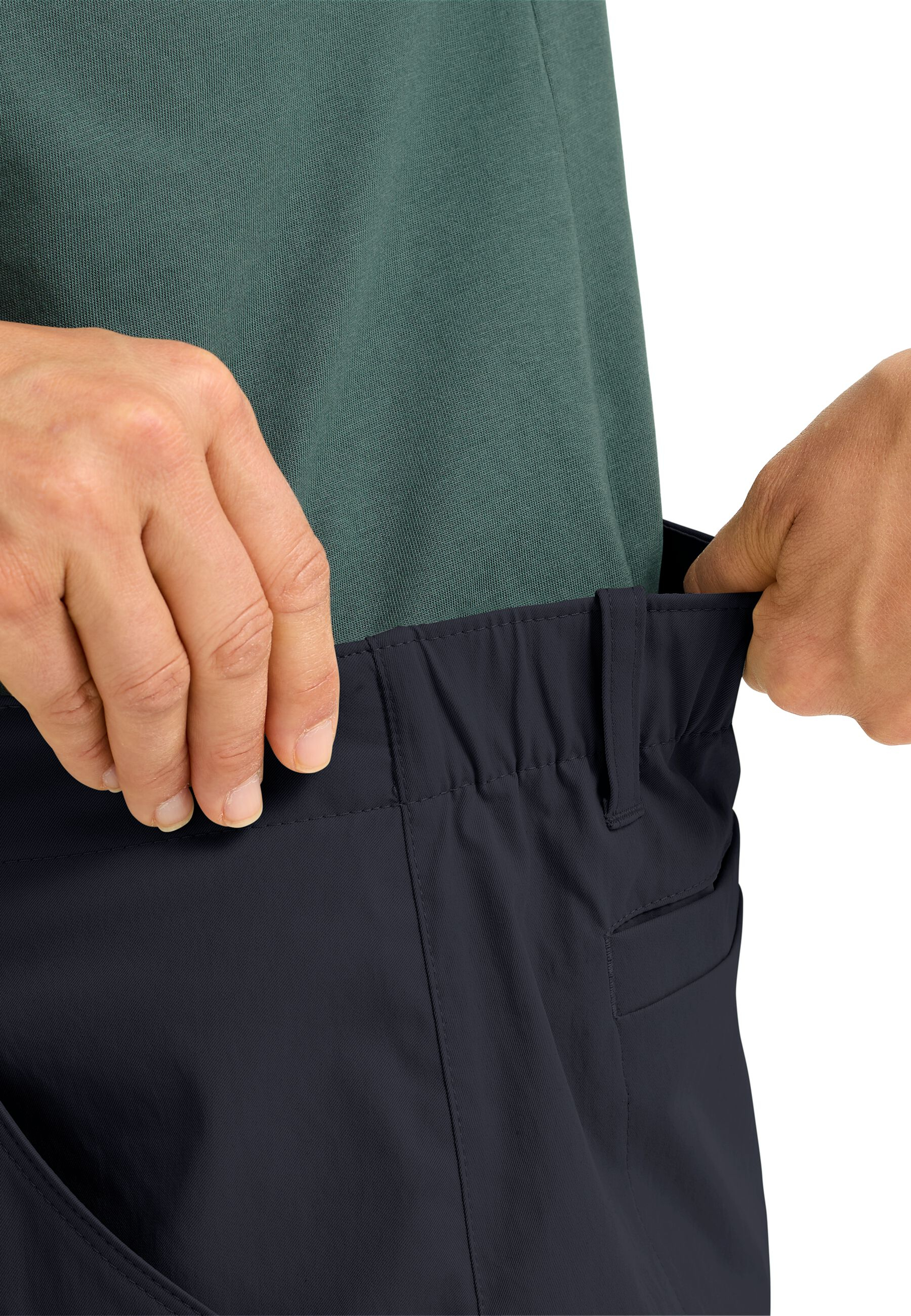 Шорты женские Jack Wolfskin Mahani Shorts W A65760_C0413 36 темно-синие фото 