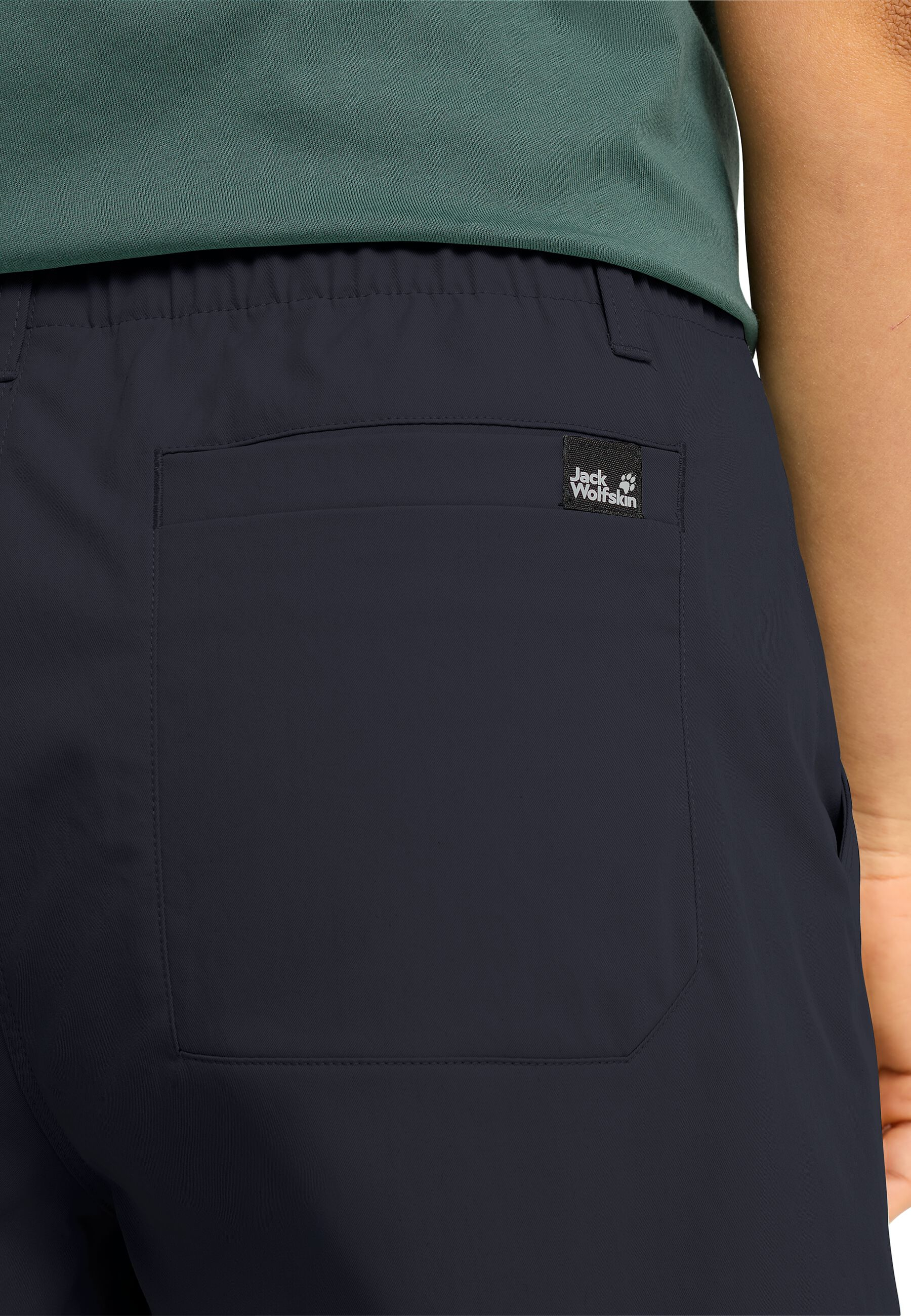 Шорты женские Jack Wolfskin Mahani Shorts W A65760_C0413 40 темно-синие фото 