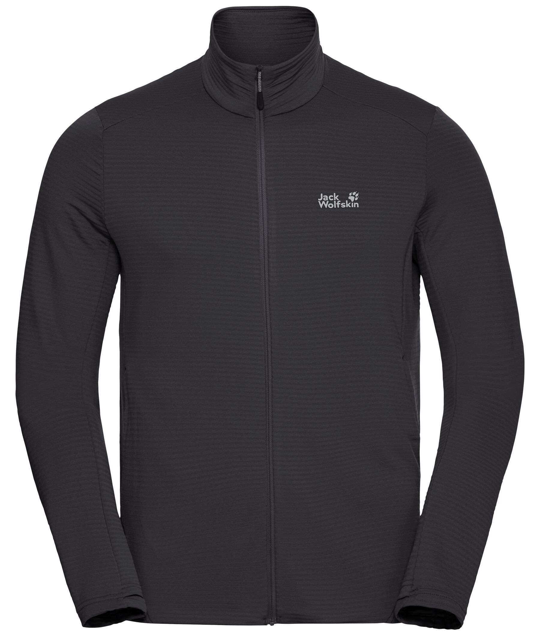 Фліс чоловічий Jack Wolfskin Litestride Fz M A65849_6000 2XL чорнийфото