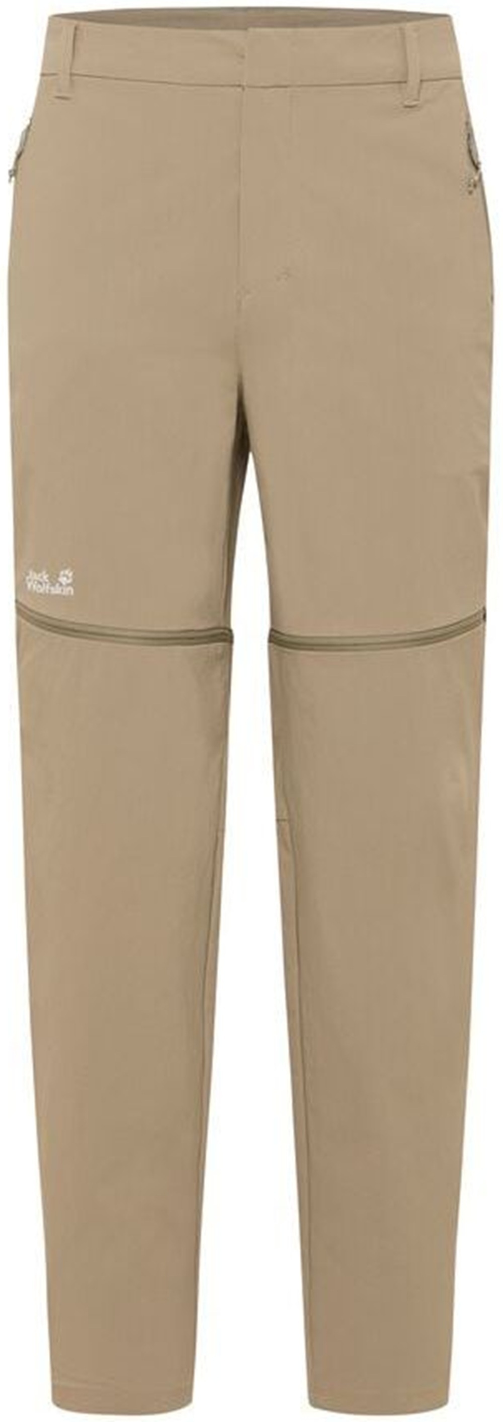 Штаны мужские Jack Wolfskin Hikeout Zip Off Pants M A63925_A0082 48 бежевые фото 