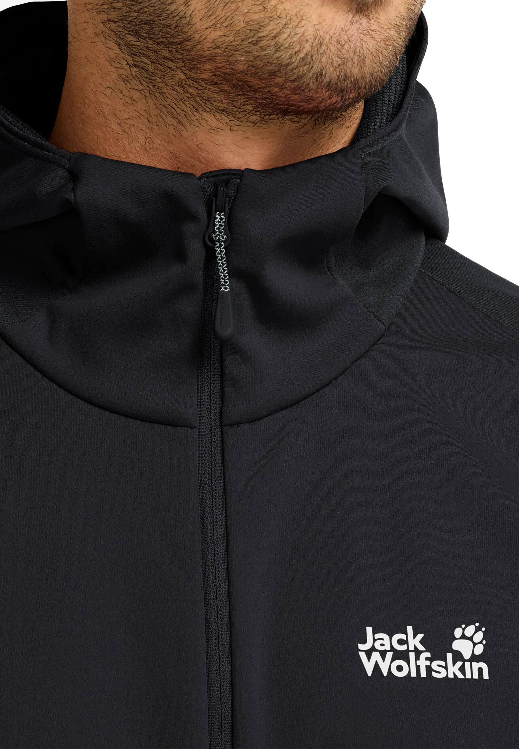 Ветровка мужская Jack Wolfskin Skyvail Jkt M A65864_6000 M черная фото 