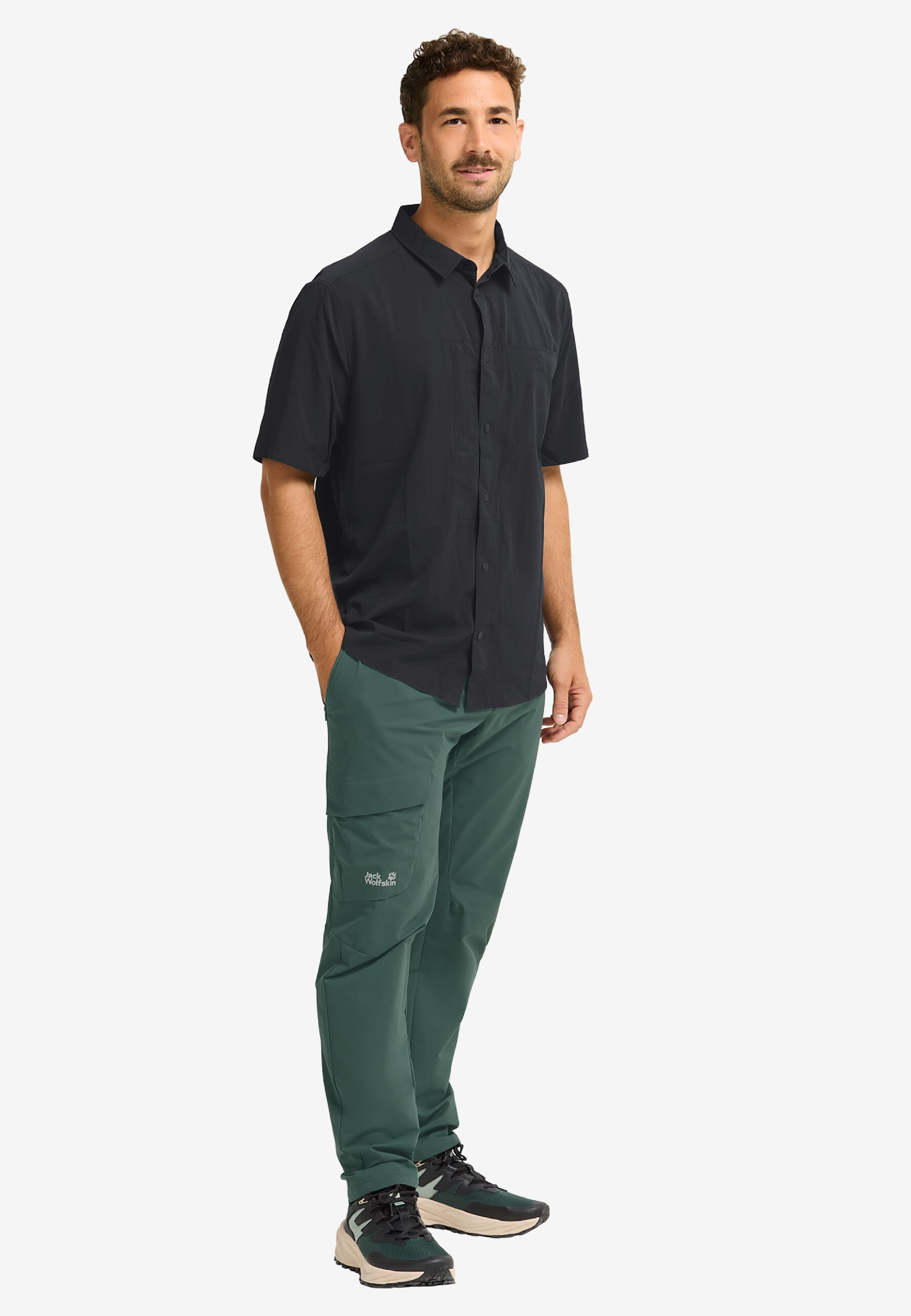 Штани чоловічі Jack Wolfskin Prelight Pulse Pants M A65858_E0271 52 зеленіфото3