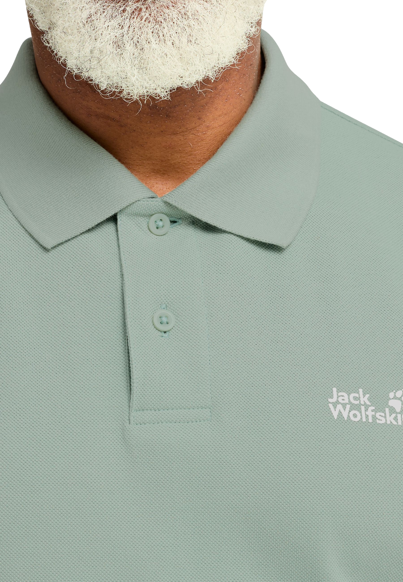 Поло мужское Jack Wolfskin Essential Polo M A65902_E0272 M зеленое фото 