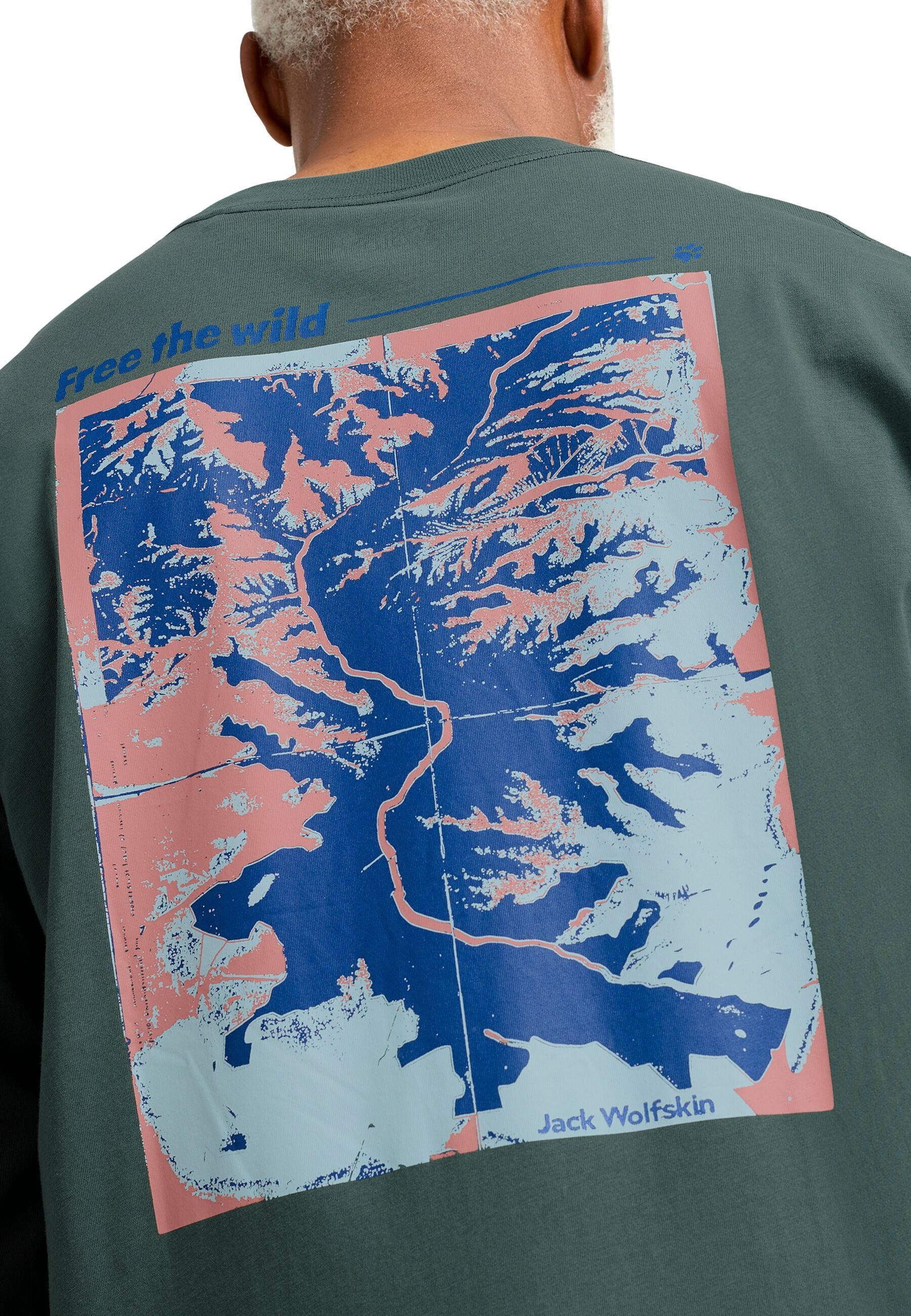 Реглан чоловічий Jack Wolfskin Confident Ls T M A65918_T0536 2XL зеленийфото