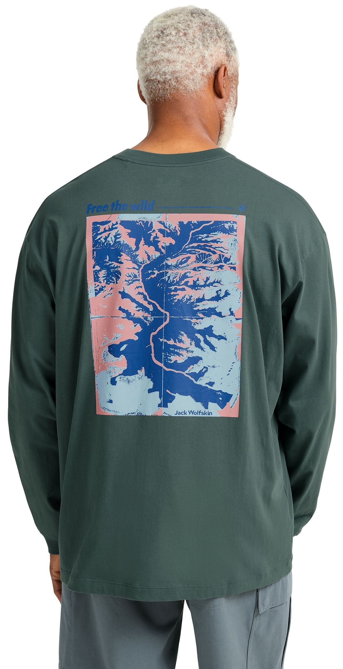 Реглан чоловічий Jack Wolfskin Confident Ls T M A65918_T0536 XL зеленийфото