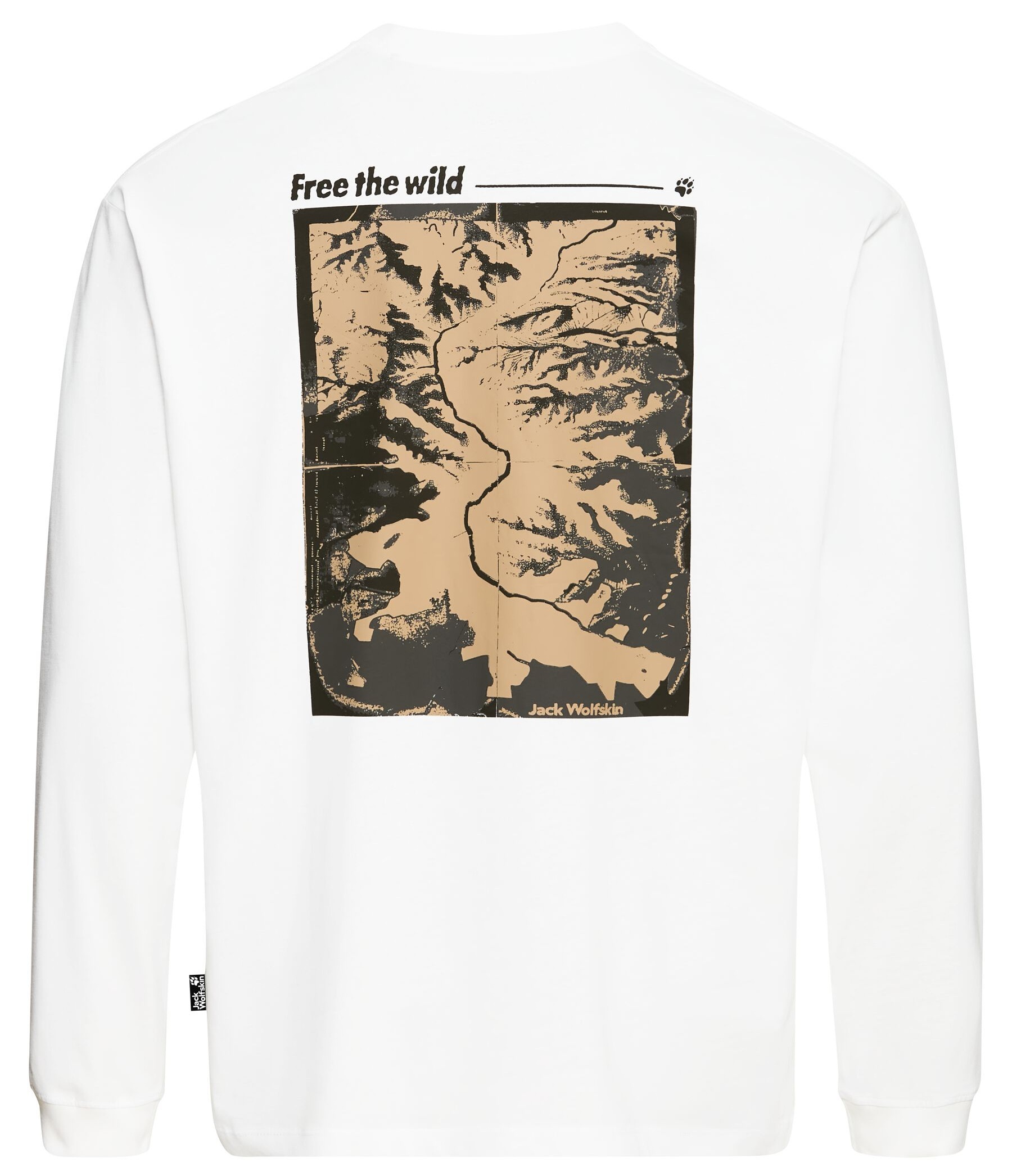 Реглан чоловічий Jack Wolfskin Confident Ls T M A65918_T0538 L білийфото8