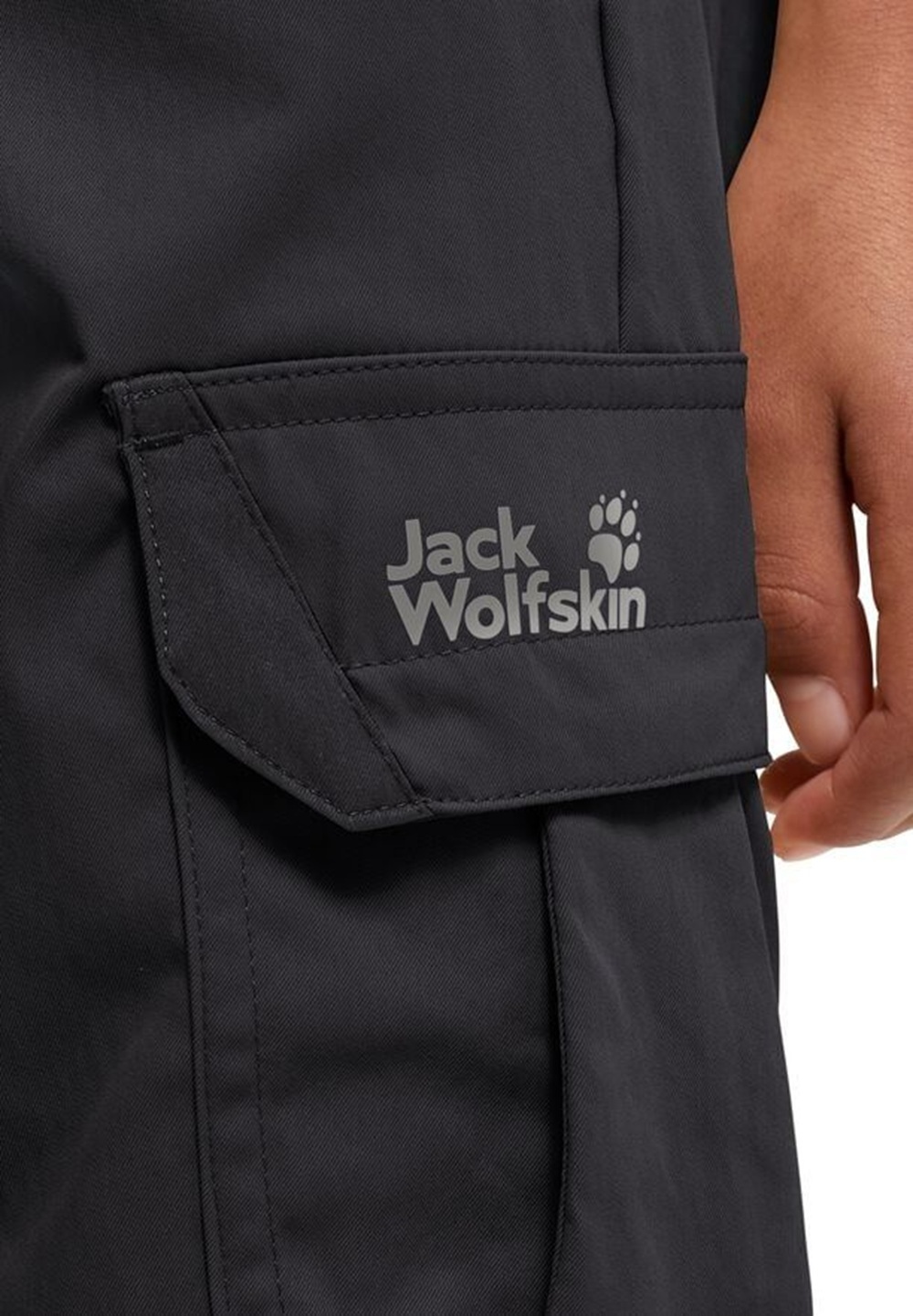 Штани дитячі Jack Wolfskin Cargo Pants K A65922_6000 164 чорніфото3