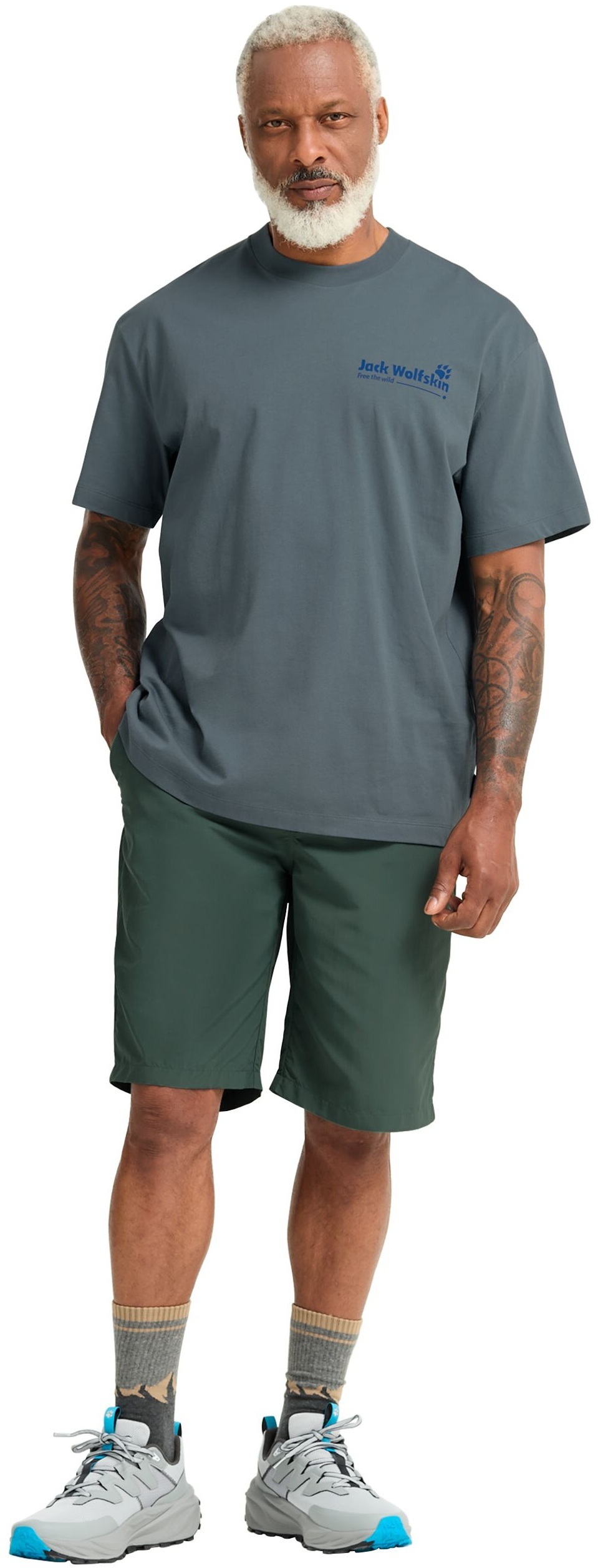Шорты мужские Jack Wolfskin Duneland Shorts M A65926_E0271 54 зеленые фото 