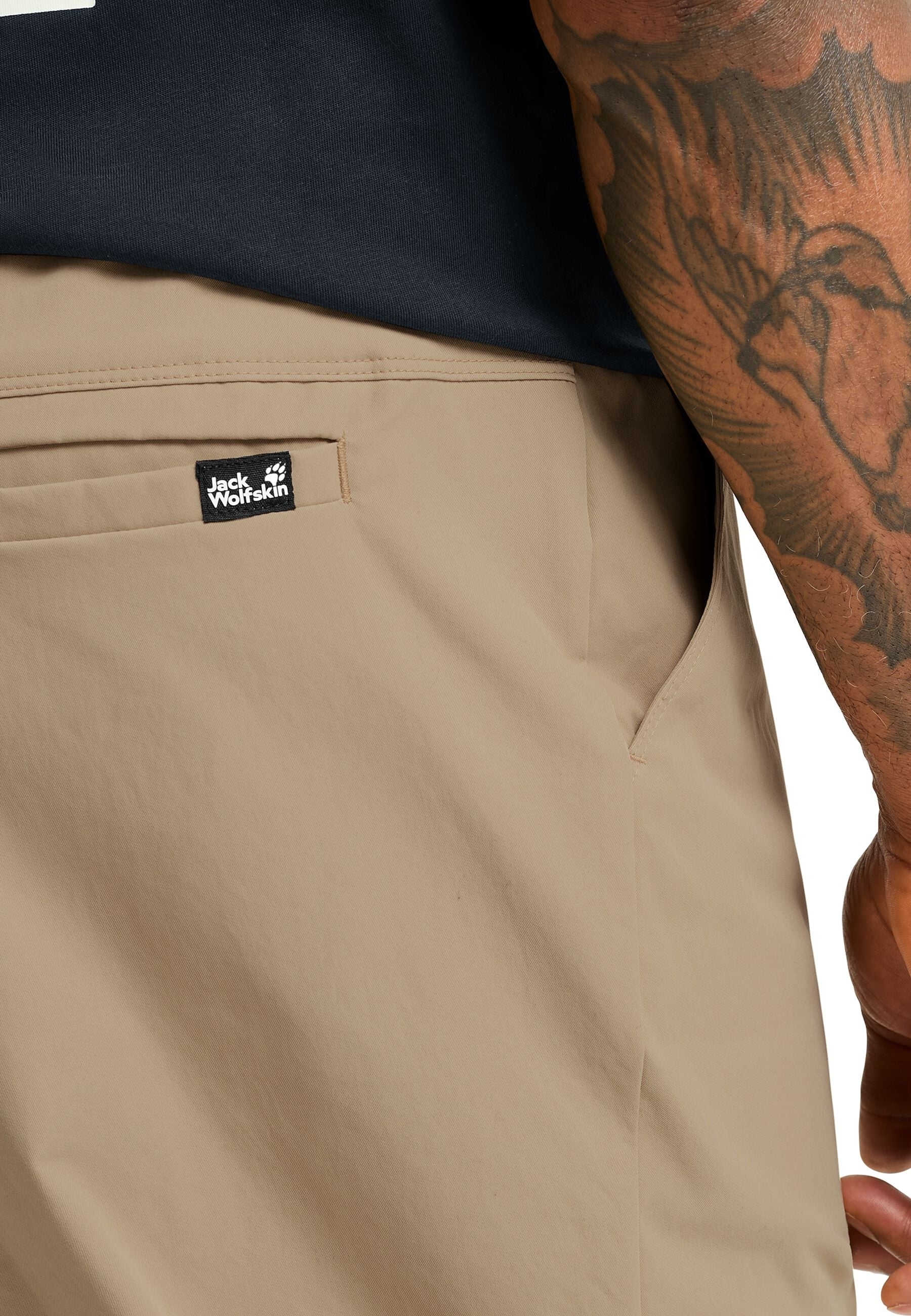 Штани чоловічі Jack Wolfskin Mahani Pants M A65927_A0082 56 бежевіфото