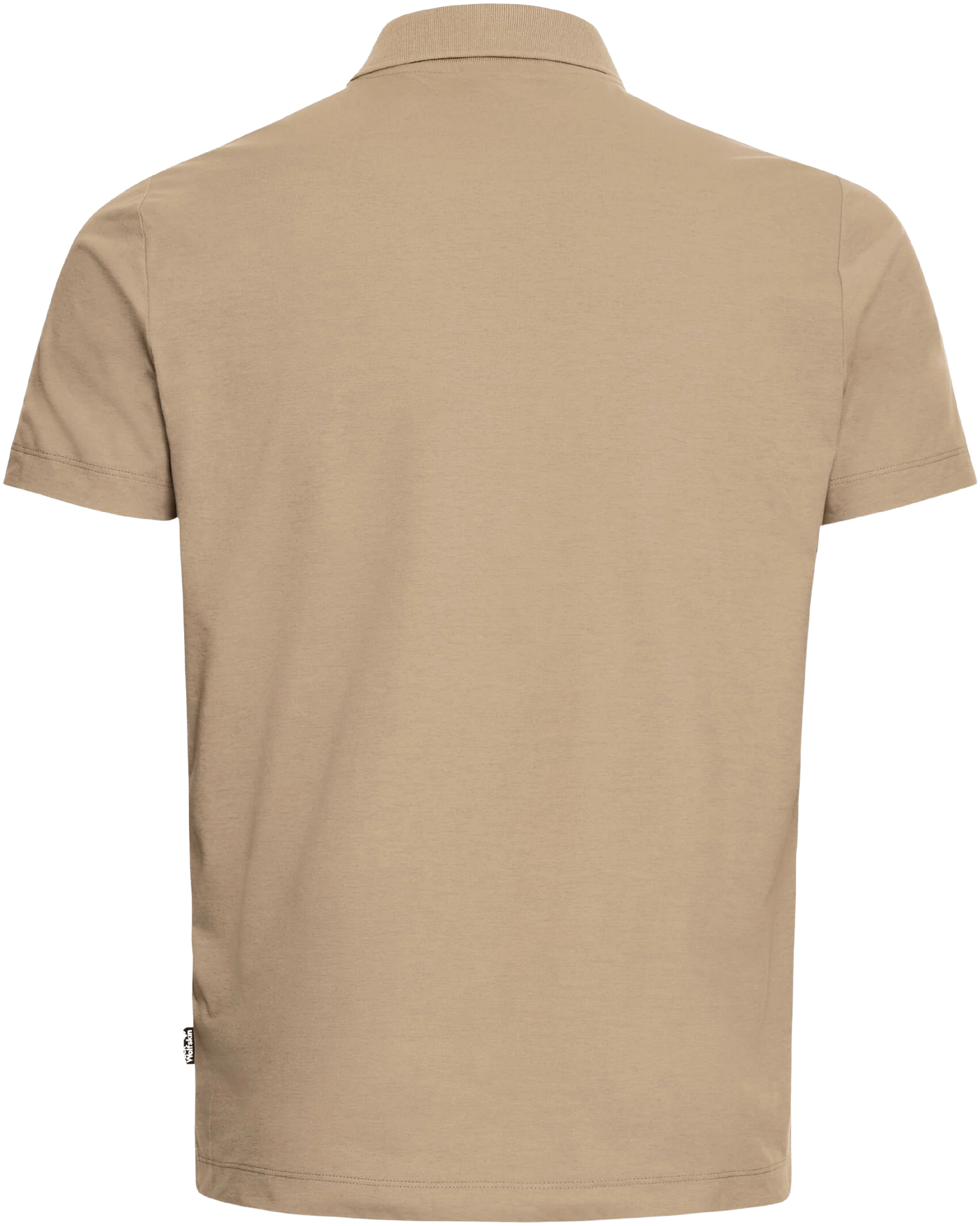 Поло спортивное мужское Jack Wolfskin Travel Polo M A65932_A0082 L бежевое фото 