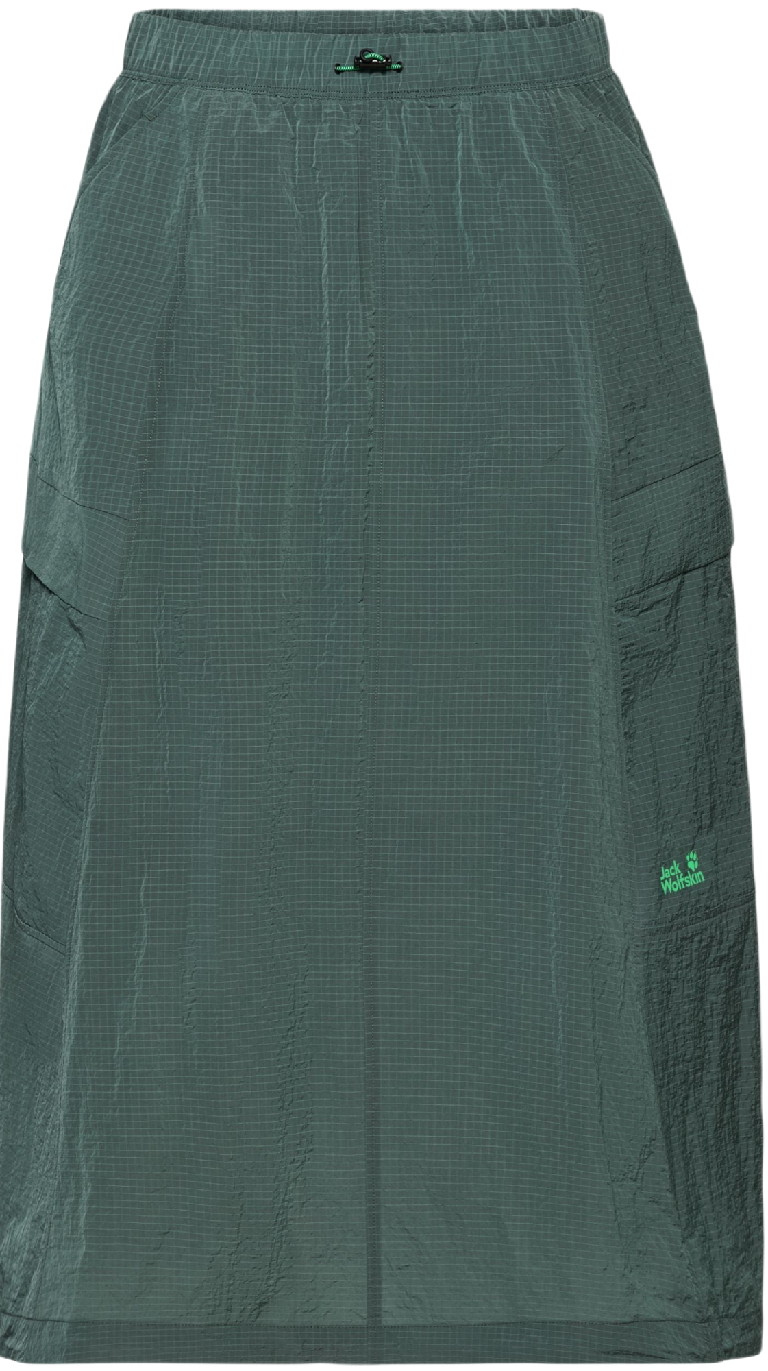 Юбка женская Jack Wolfskin Find The Wild Skirt W A65934_E0271 S зеленая фото 
