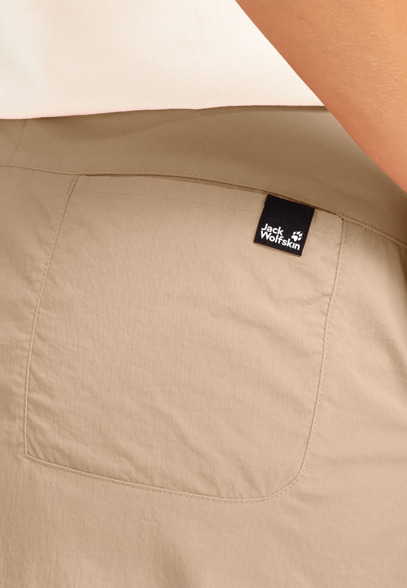 Юбка-шорты женская Jack Wolfskin Desert Skort W A65961_A0083 36 бежевая фото 4