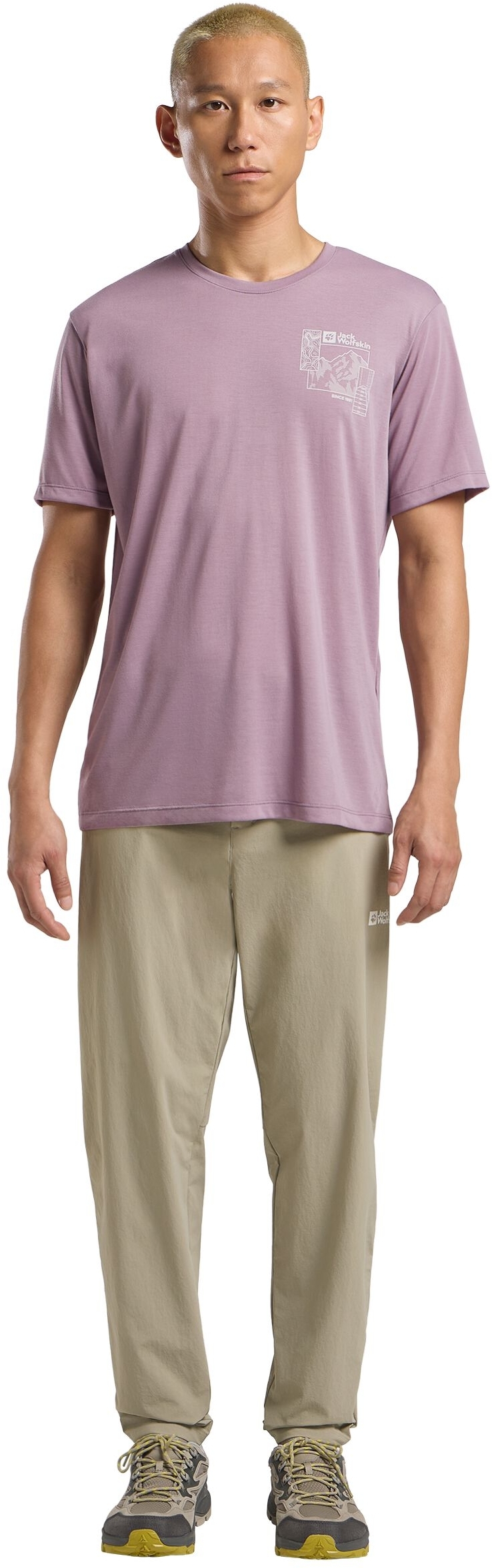 Штаны мужские Jack Wolfskin Hikeout Pants M A63924_4030 52 бежевые фото 