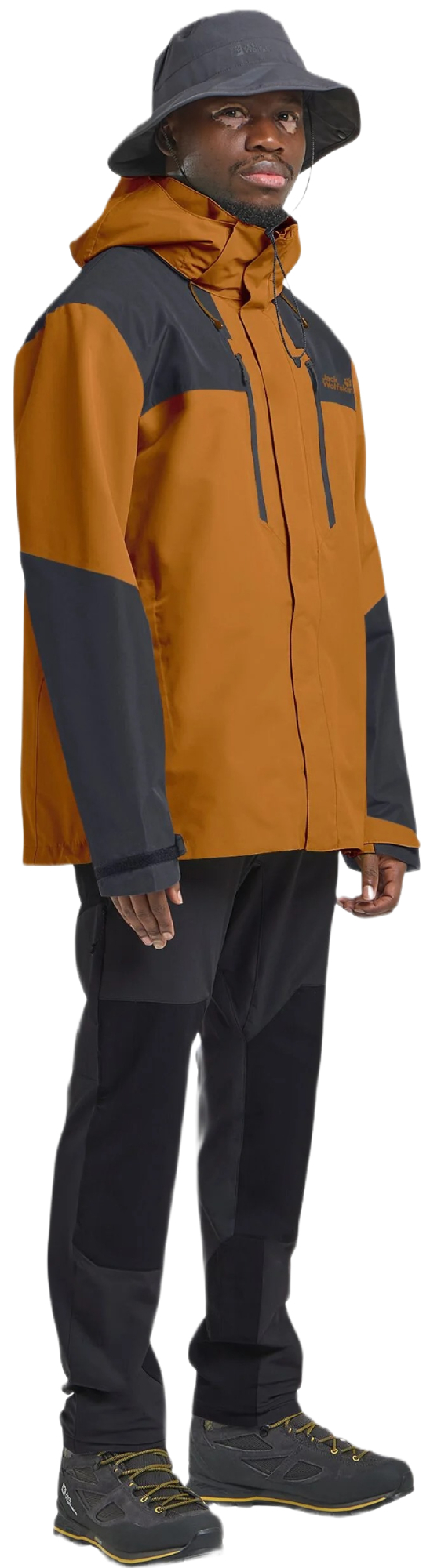 Ветровка мужская Jack Wolfskin Jasper 2L Jkt M 1108373_5401 S коричневая фото 