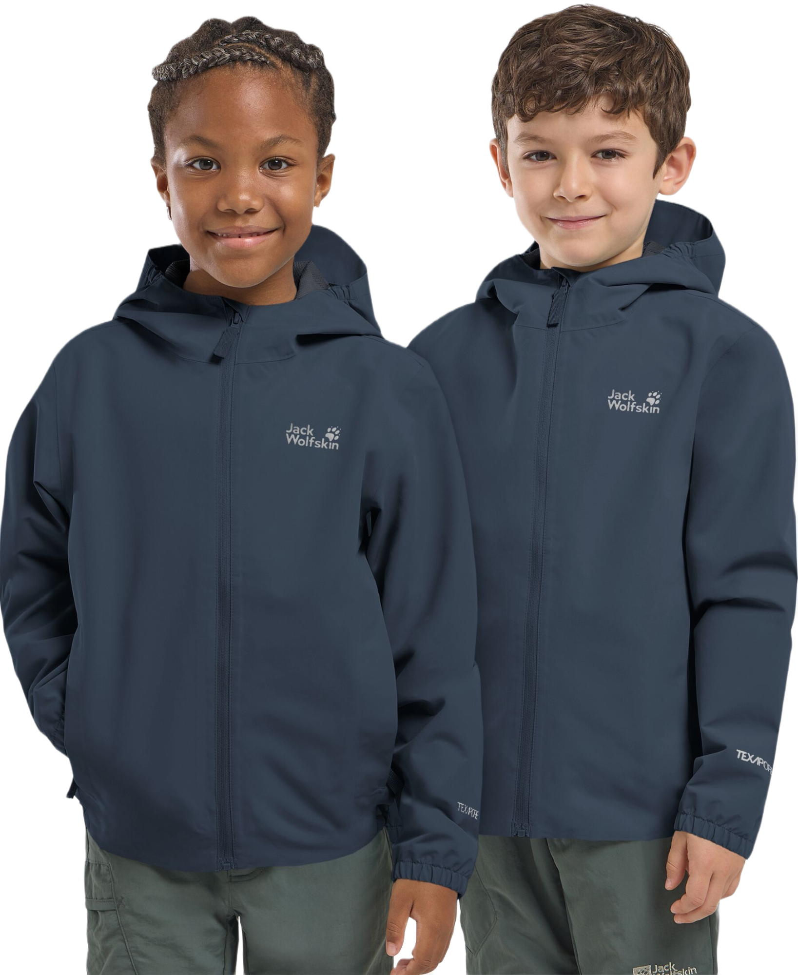 Ветровка детская Jack Wolfskin Flaze Jacket K 1609263_C0412 152 синяя фото 6