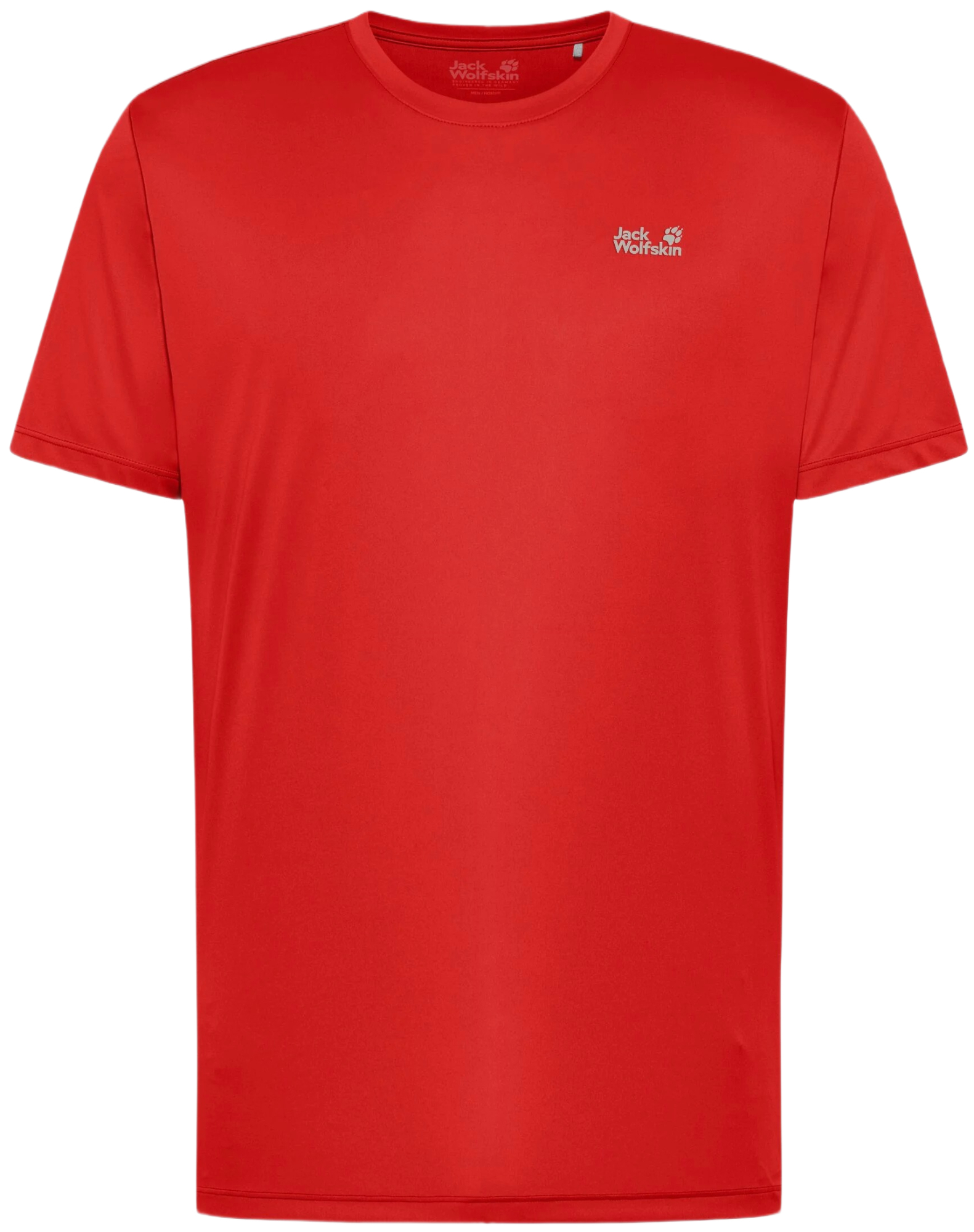 Футболка спортивная мужская Jack Wolfskin Tech T M A63293_J0191 M красная фото 