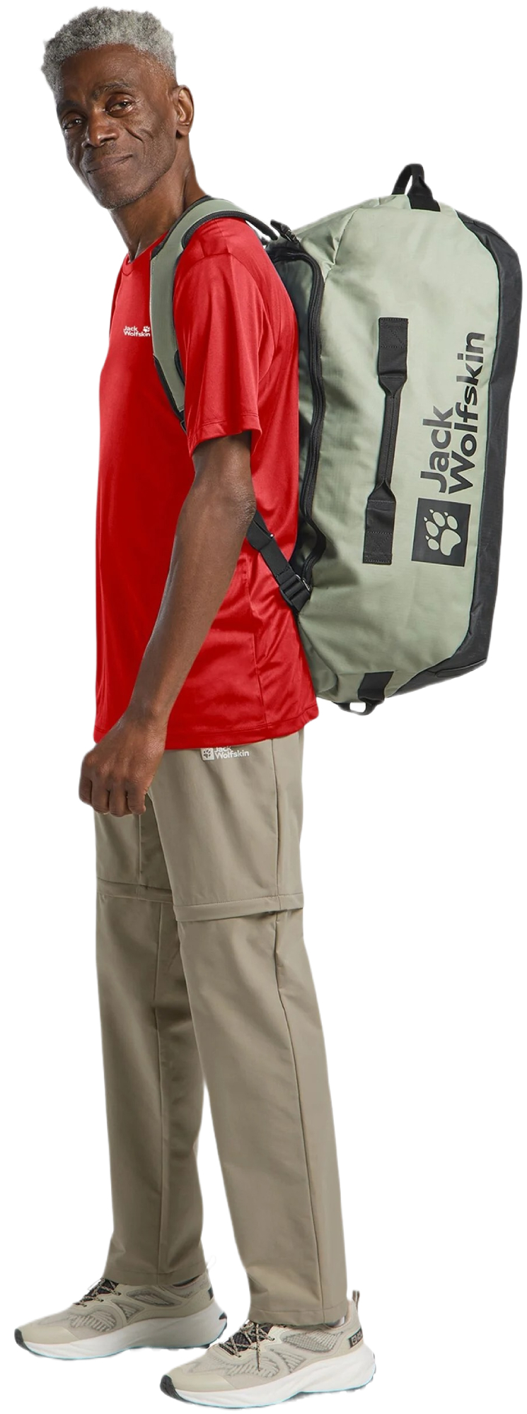 Футболка спортивная мужская Jack Wolfskin Tech T M A63293_J0191 XL красная фото 