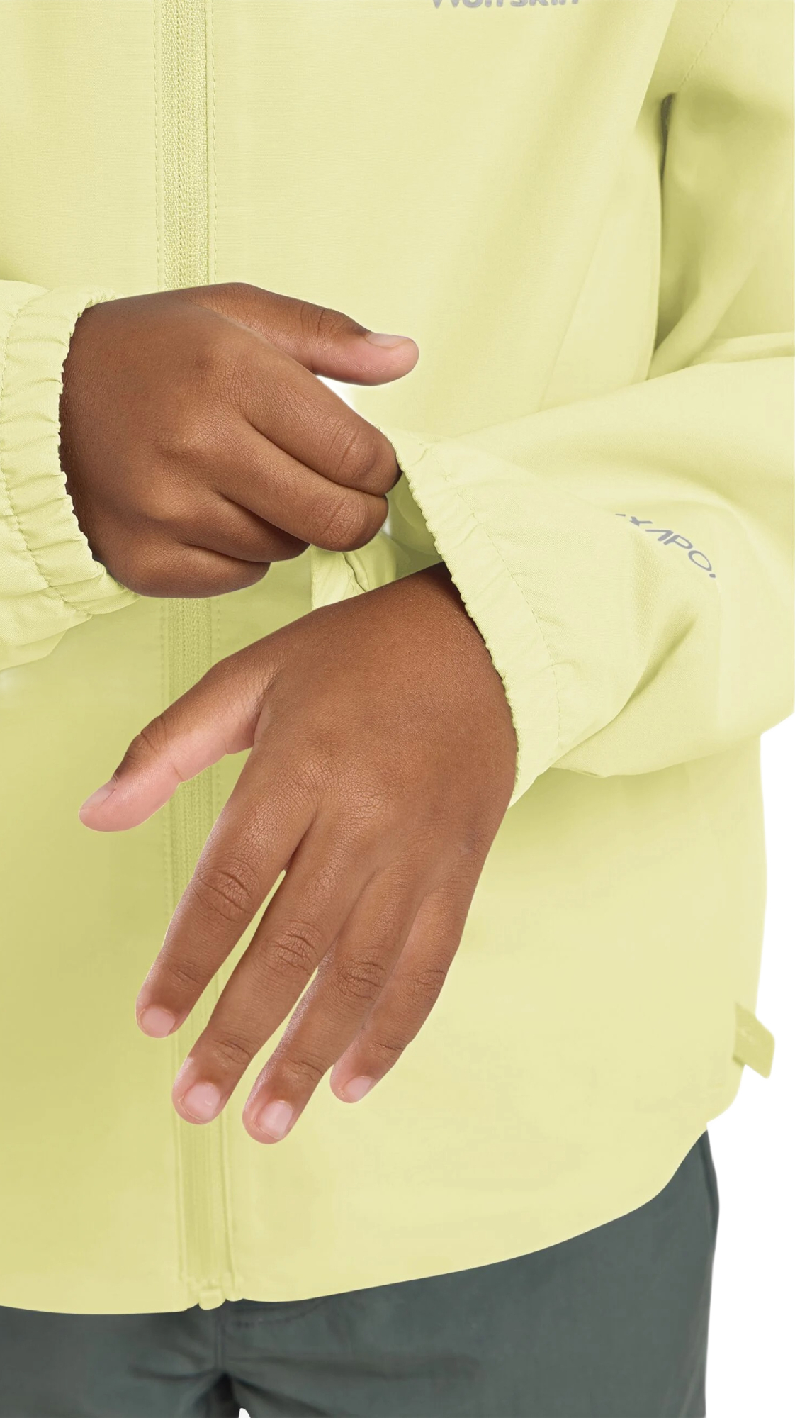 Ветровка детская Jack Wolfskin Flaze Jacket K 1609263_M0087 140 жолтая фото 