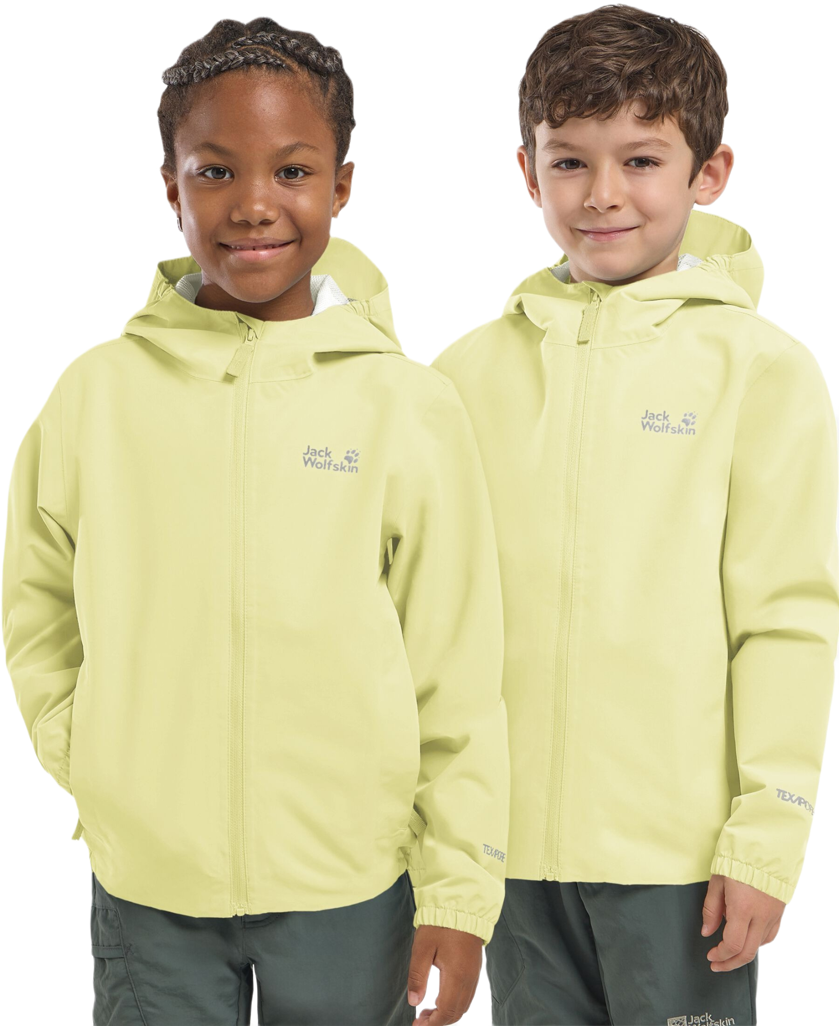 Ветровка детская Jack Wolfskin Flaze Jacket K 1609263_M0087 116 жолтая фото 