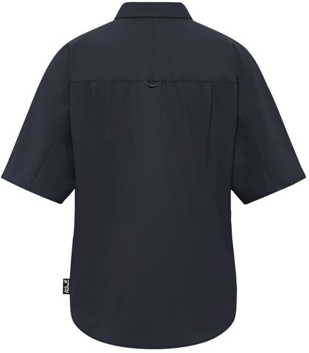 Рубашка женская Jack Wolfskin Sierra Quest Ss Shirt W A63878_C0413 XS темно-синяя фото 