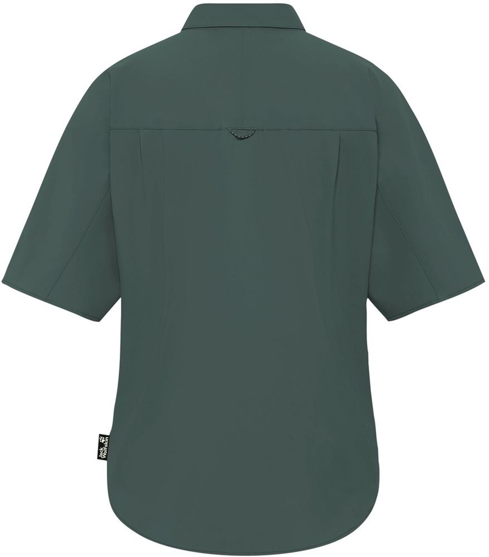 Рубашка женская Jack Wolfskin Sierra Quest Ss Shirt W A63878_E0271 S зеленая фото 6