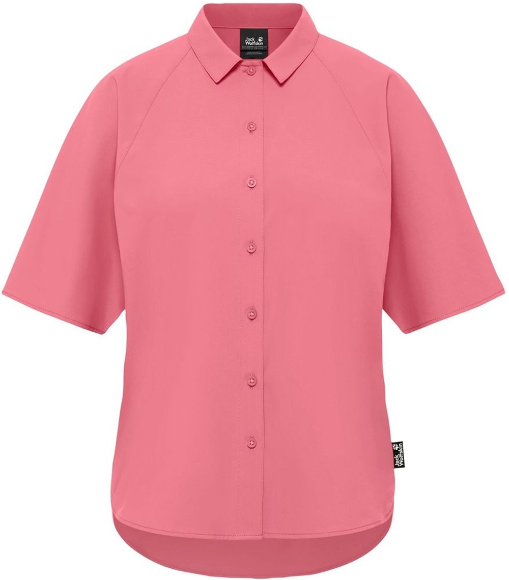 Рубашка женская Jack Wolfskin Sierra Quest Ss Shirt W A63878_H0111 S розовая фото 5