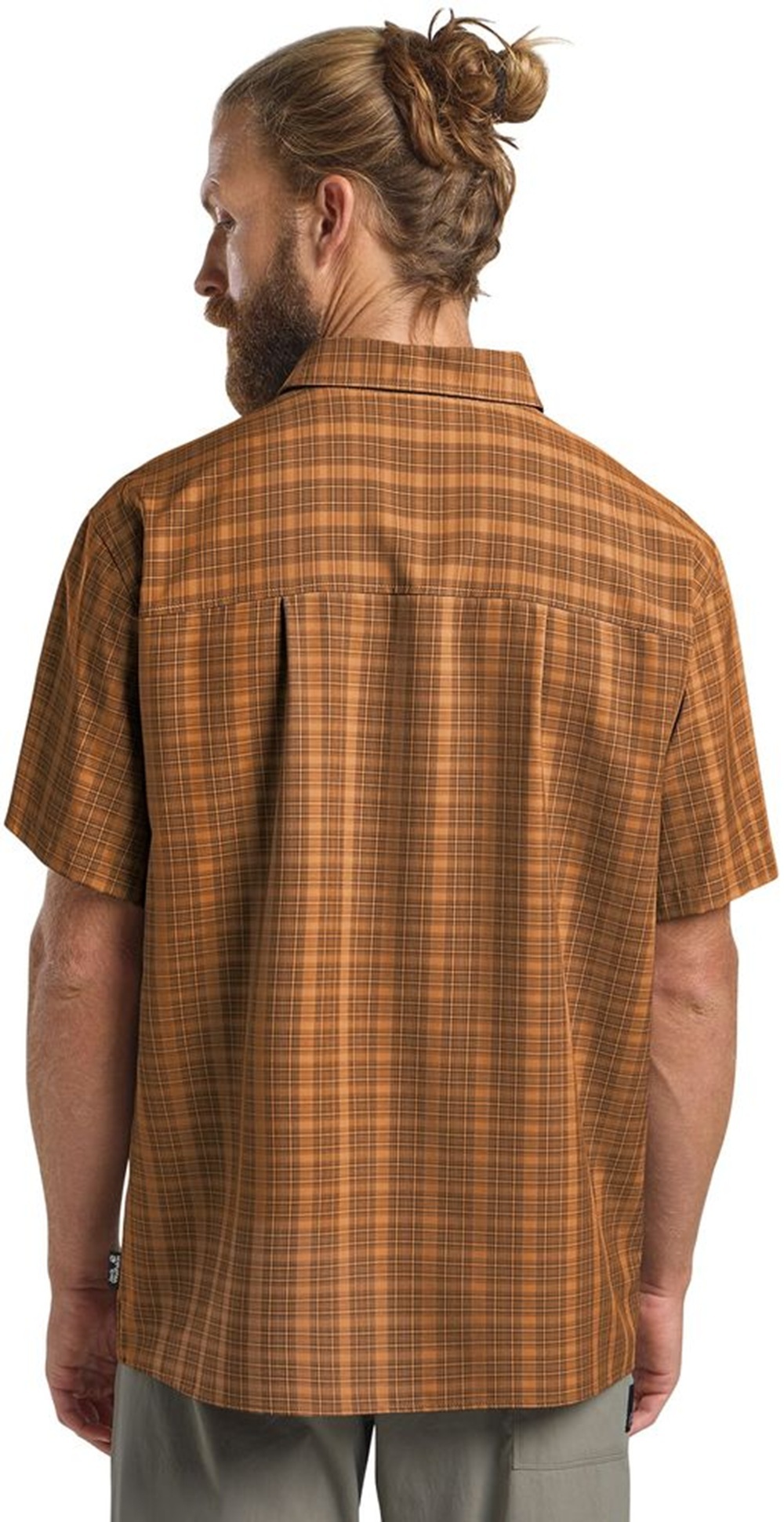 Сорочка з коротким рукавом чоловіча Jack Wolfskin Meseta Shirt M A63880_T0384 2XL коричневафото