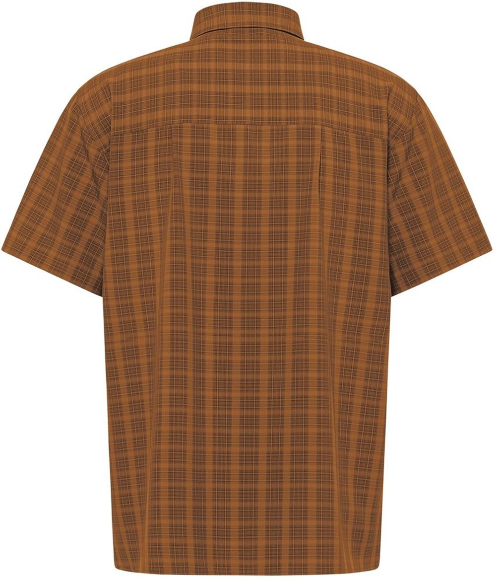 Сорочка з коротким рукавом чоловіча Jack Wolfskin Meseta Shirt M A63880_T0384 2XL коричневафото