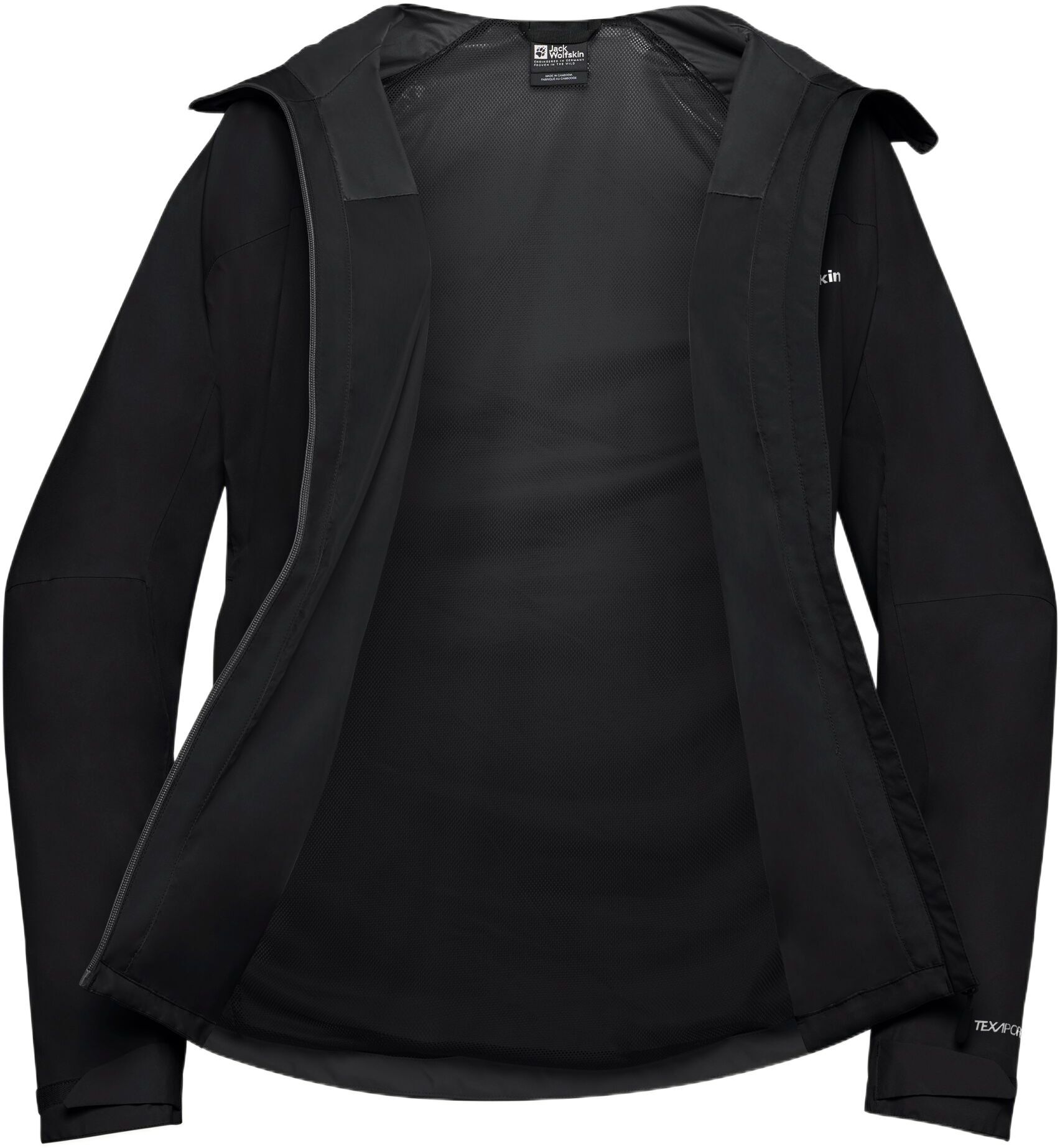 Ветровка мужская Jack Wolfskin Tempest 2L Jkt M A63900_6000 3XL черная фото 