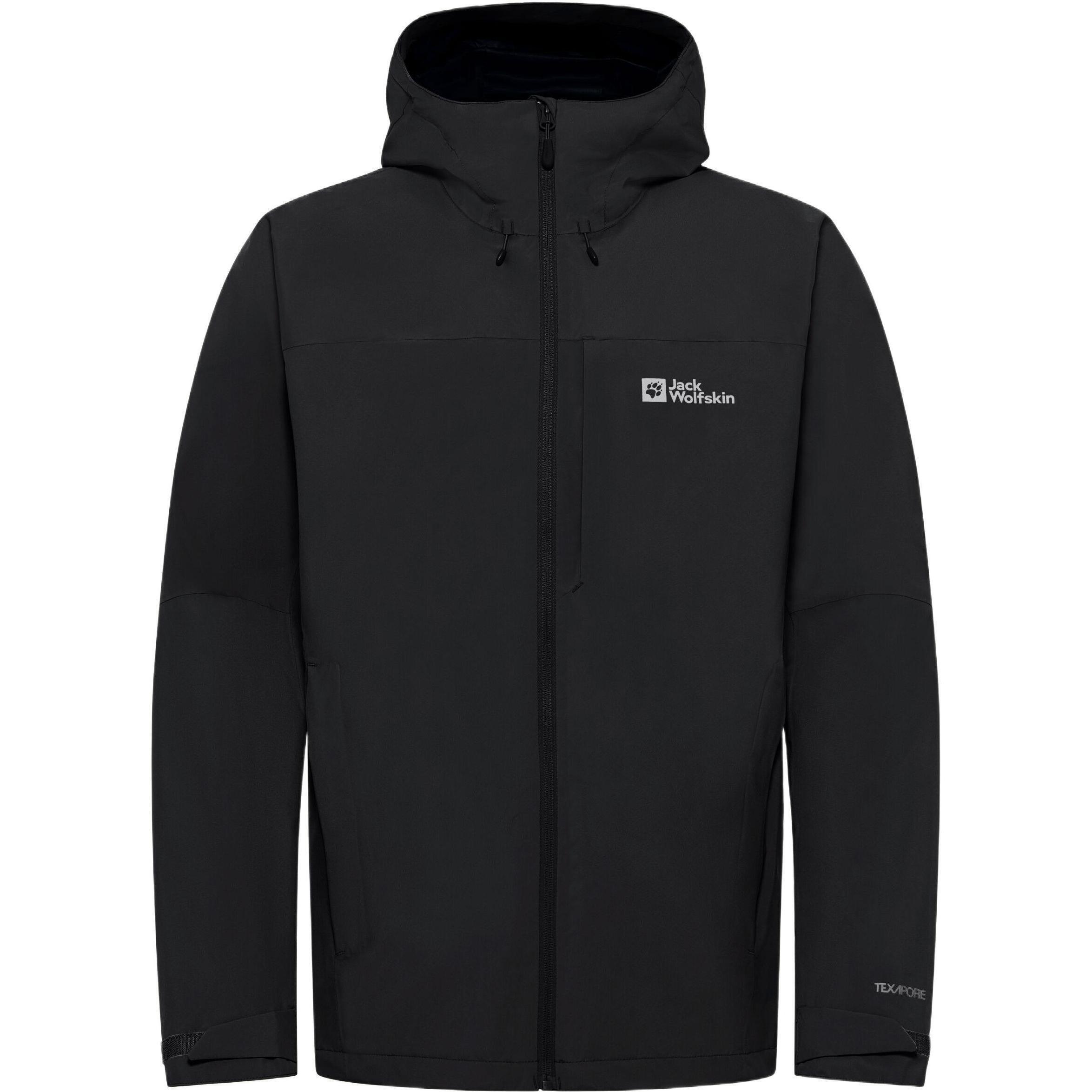 Ветровка мужская Jack Wolfskin Tempest 2L Jkt M A63900_6000 3XL черная фото 