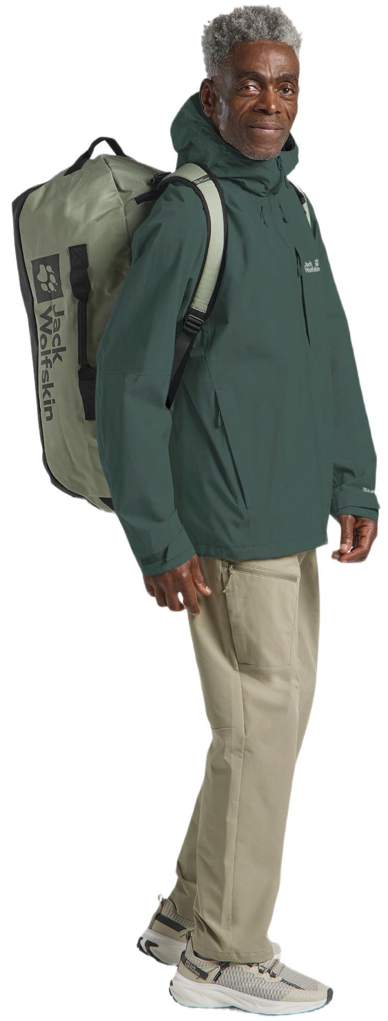 Ветровка мужская Jack Wolfskin Tempest 2L Jkt M A63900_E0271 L зеленая фото 6