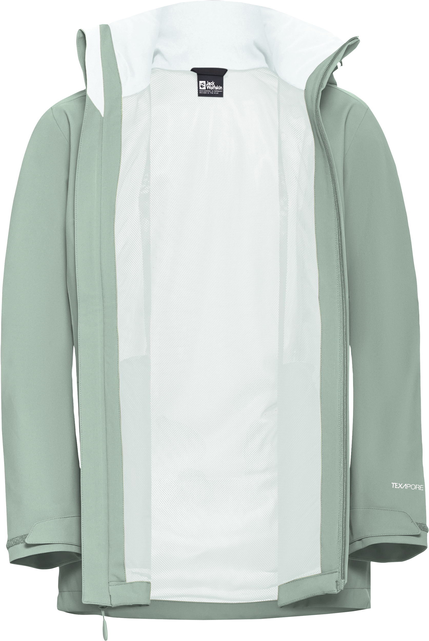Ветровка женская Jack Wolfskin Trailtime 2L Jkt W A63902_E0272 2XL зеленая фото 9