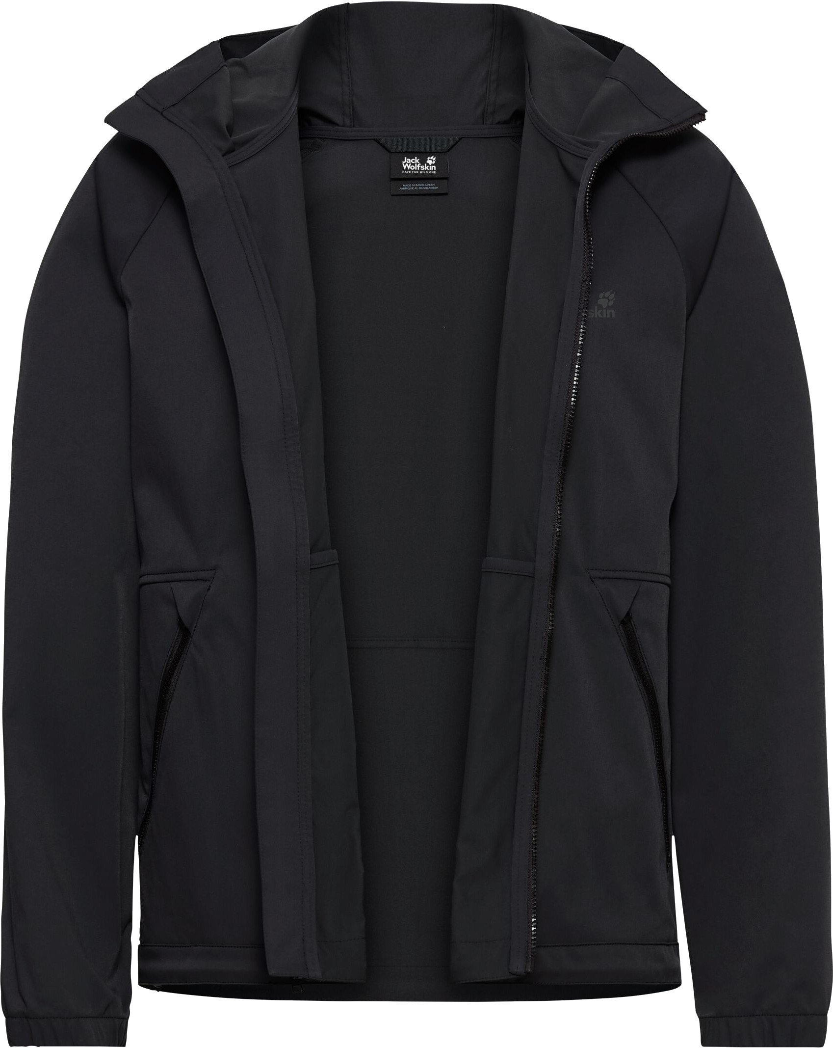 Ветровка женская Jack Wolfskin Mahani Jkt W A65748_6000 XL черная фото 