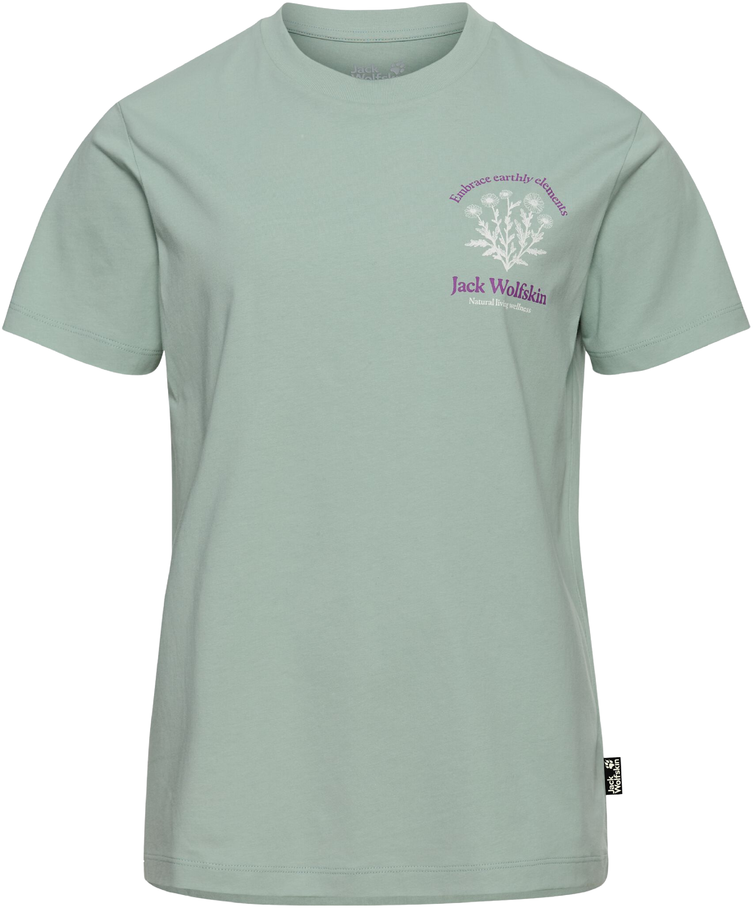 Футболка женская Jack Wolfskin Carefree T W A65756_T0424 L зеленая фото 
