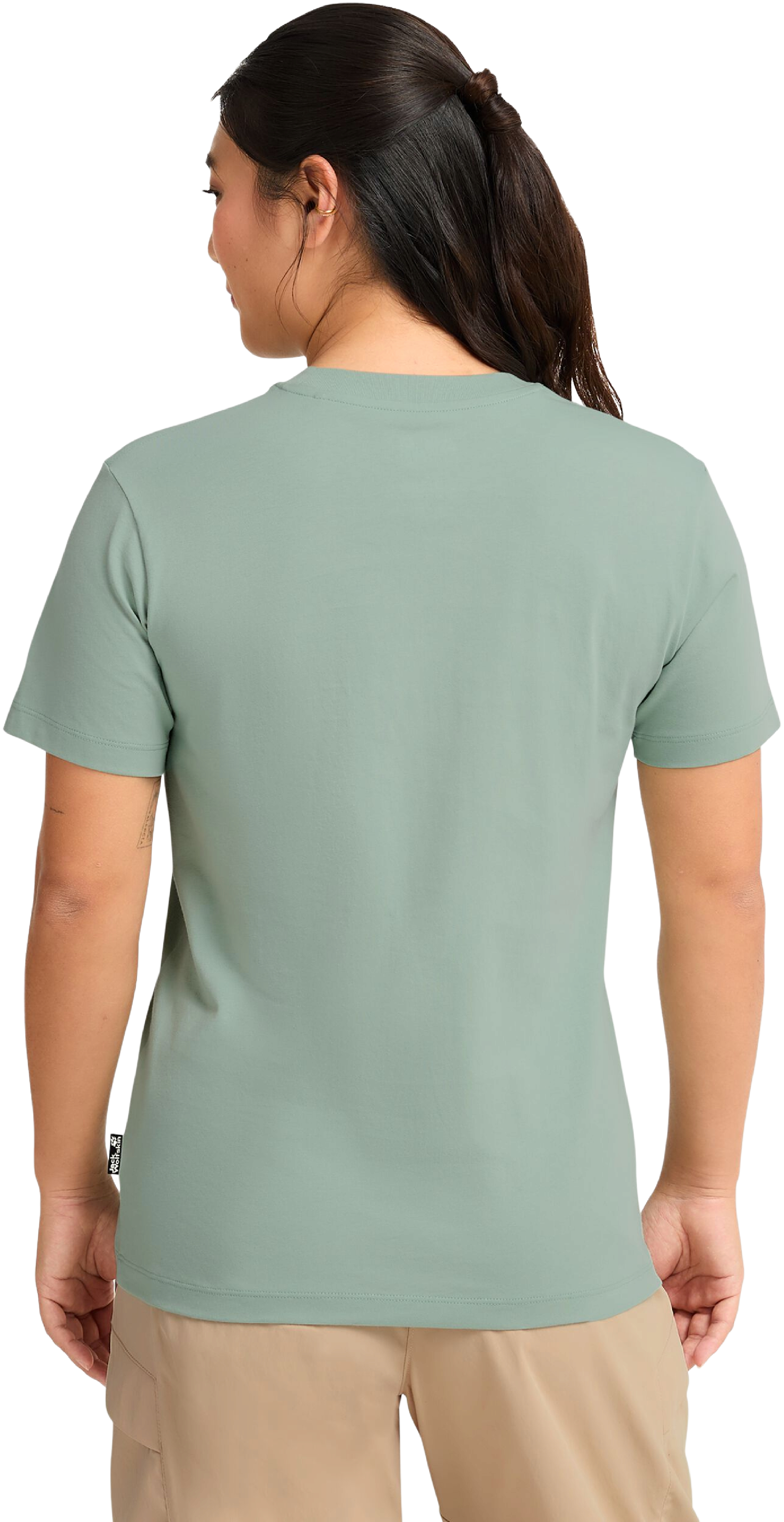 Футболка женская Jack Wolfskin Carefree T W A65756_T0424 XL зеленая фото 