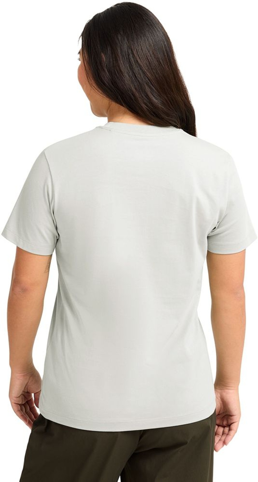 Футболка женская Jack Wolfskin Essential T W A65757_5488 L белая фото 