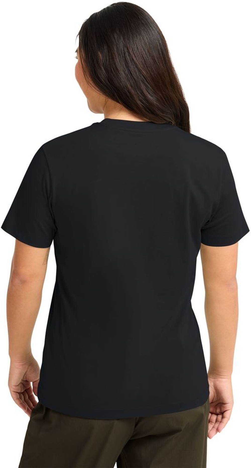 Футболка женская Jack Wolfskin Essential T W A65757_6000 S черная фото 