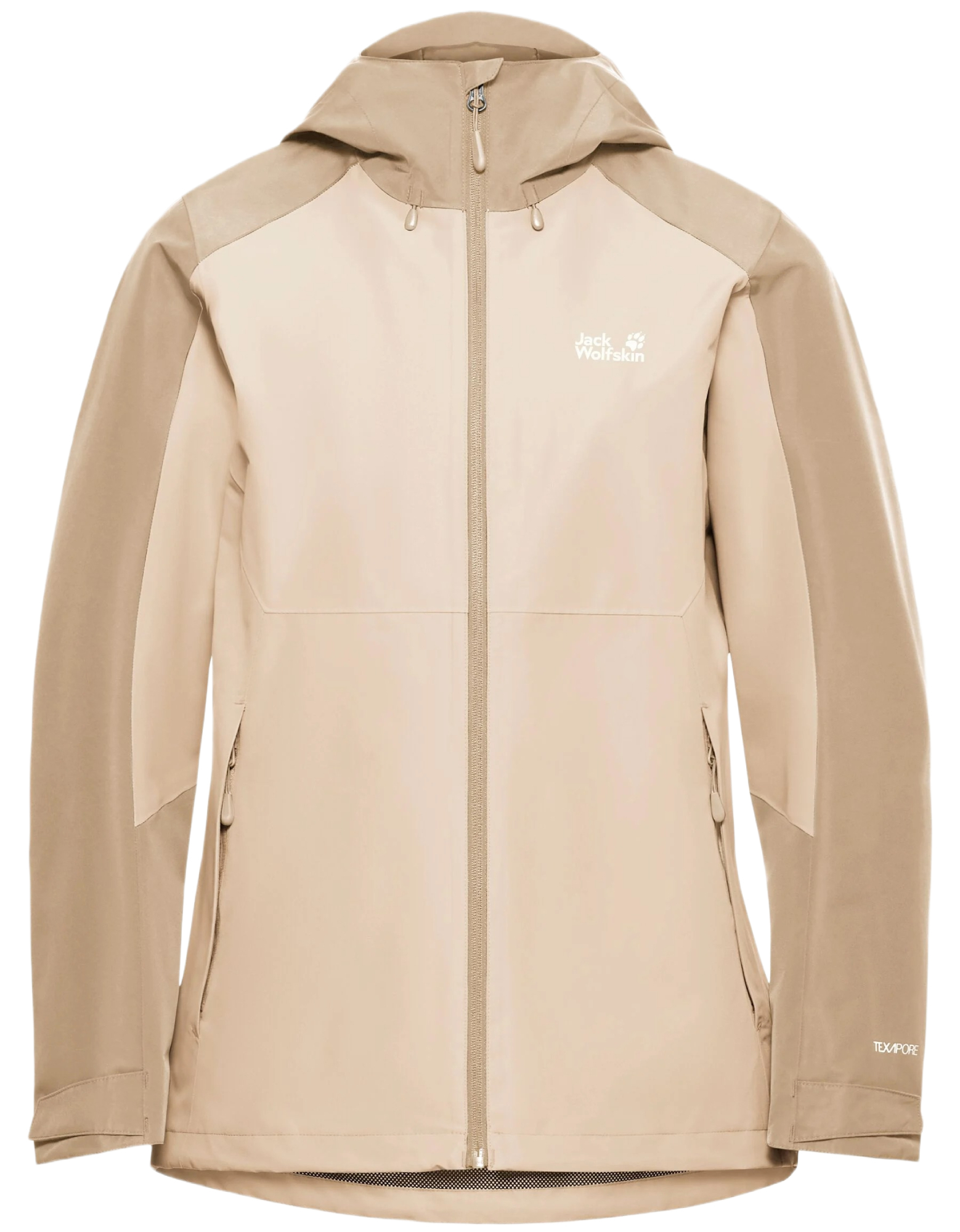 Ветровка женская Jack Wolfskin Wildbound 2L Jkt W A65805_A0084 L бежевая фото 