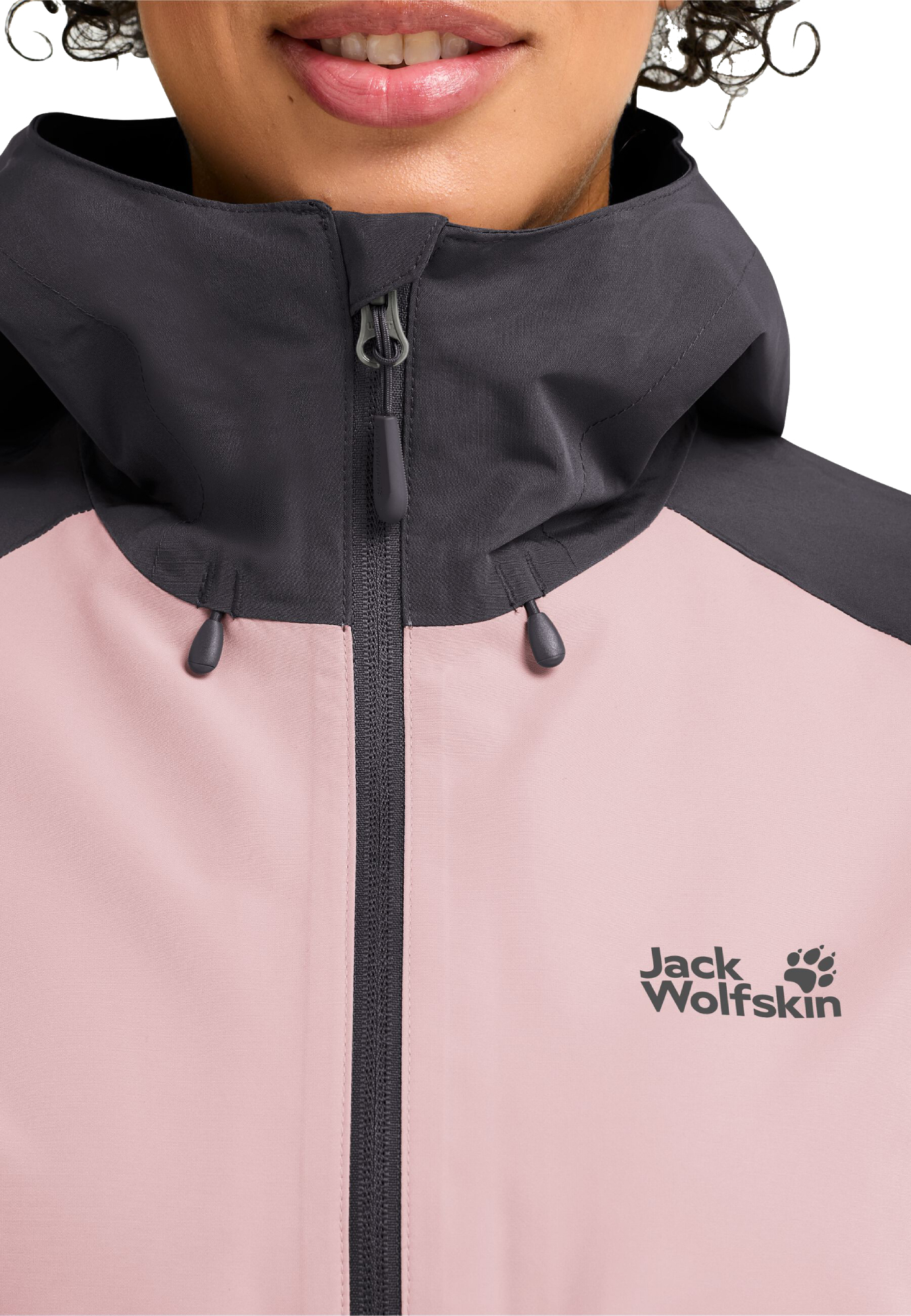 Ветровка женская Jack Wolfskin Wildbound 2L Jkt W A65805_H0110 M розовая фото 