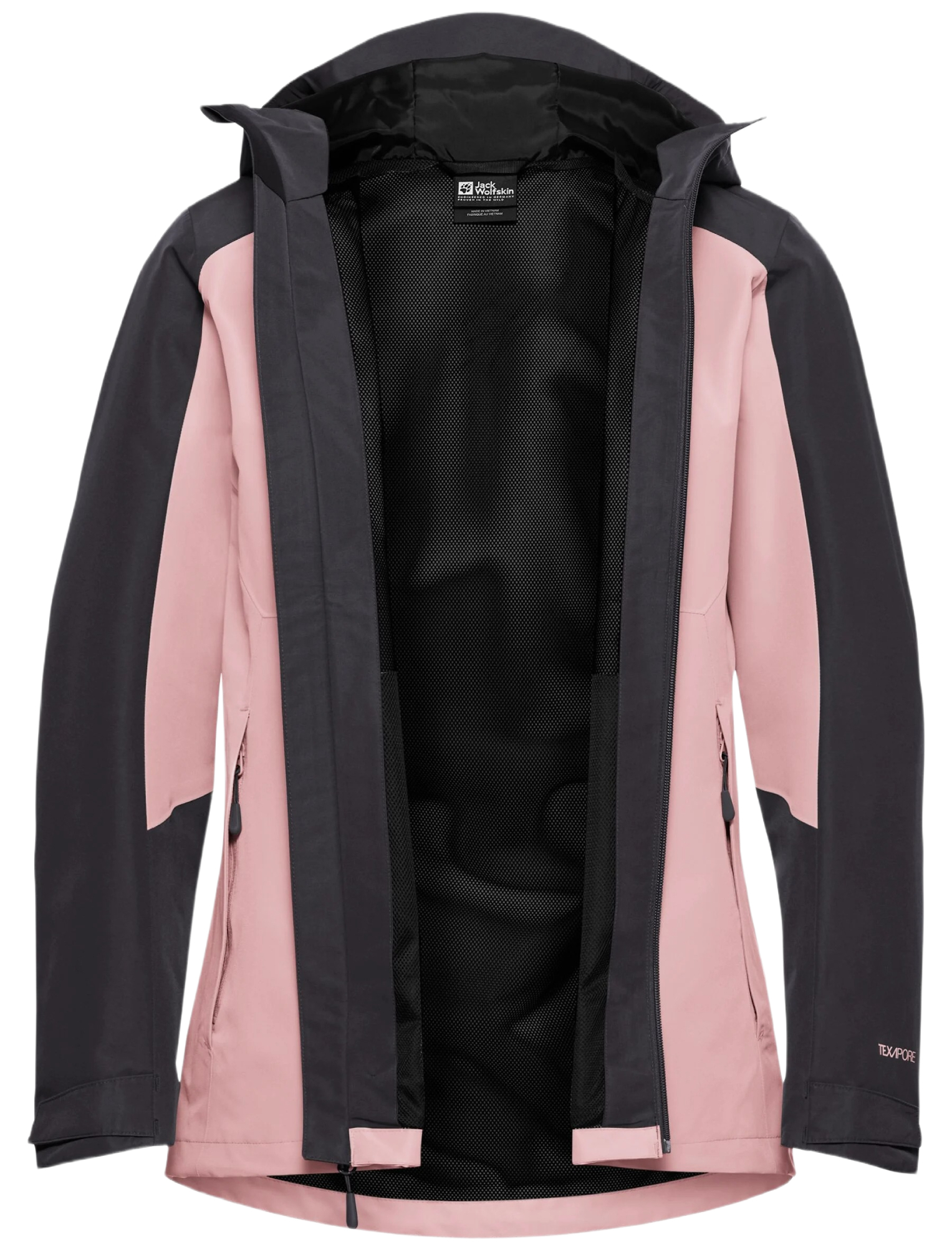 Ветровка женская Jack Wolfskin Wildbound 2L Jkt W A65805_H0110 S розовая фото 