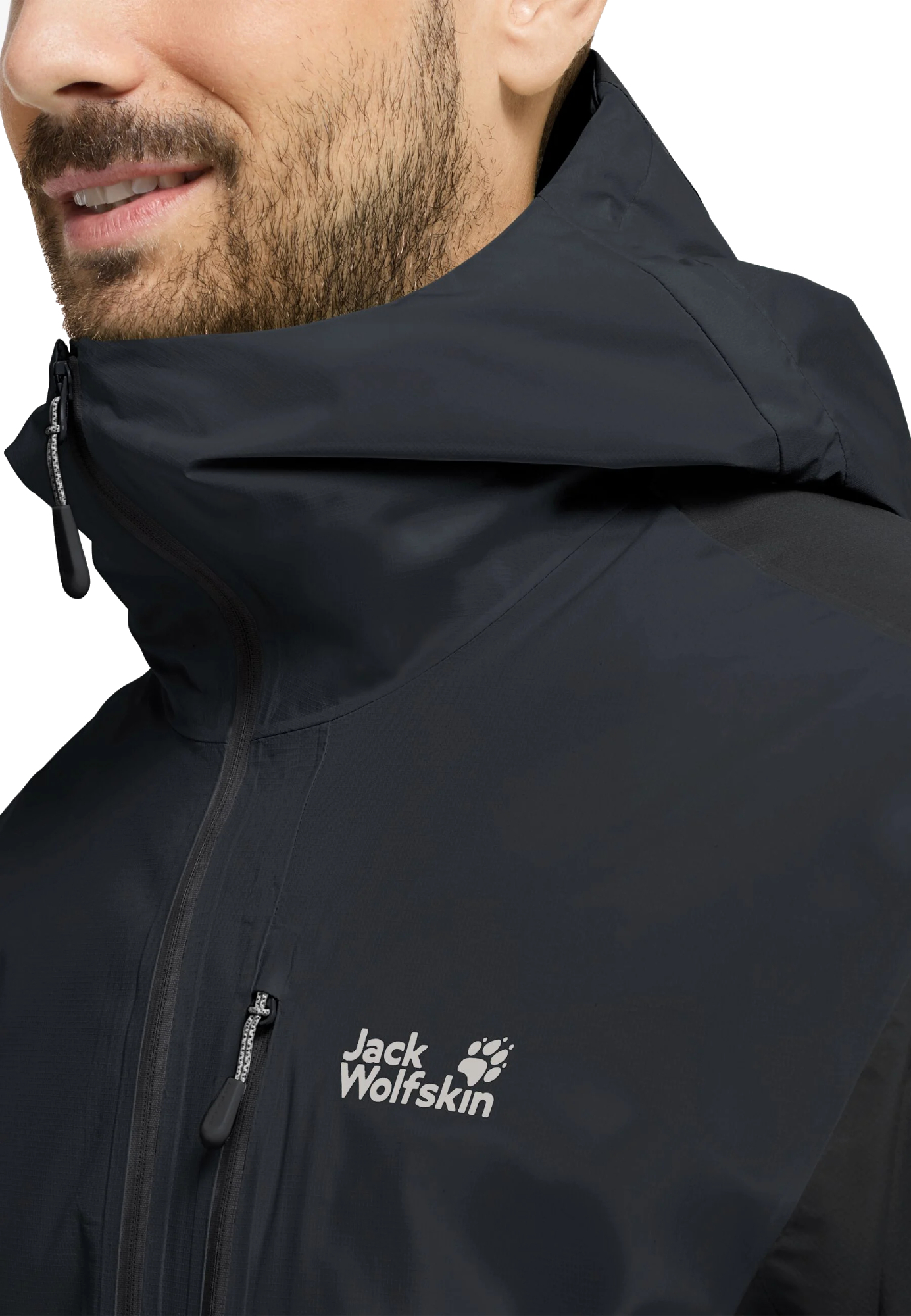 Ветровка мужская Jack Wolfskin Rainrush 2L Jkt M A65874_6350 3XL темно-серая фото 3