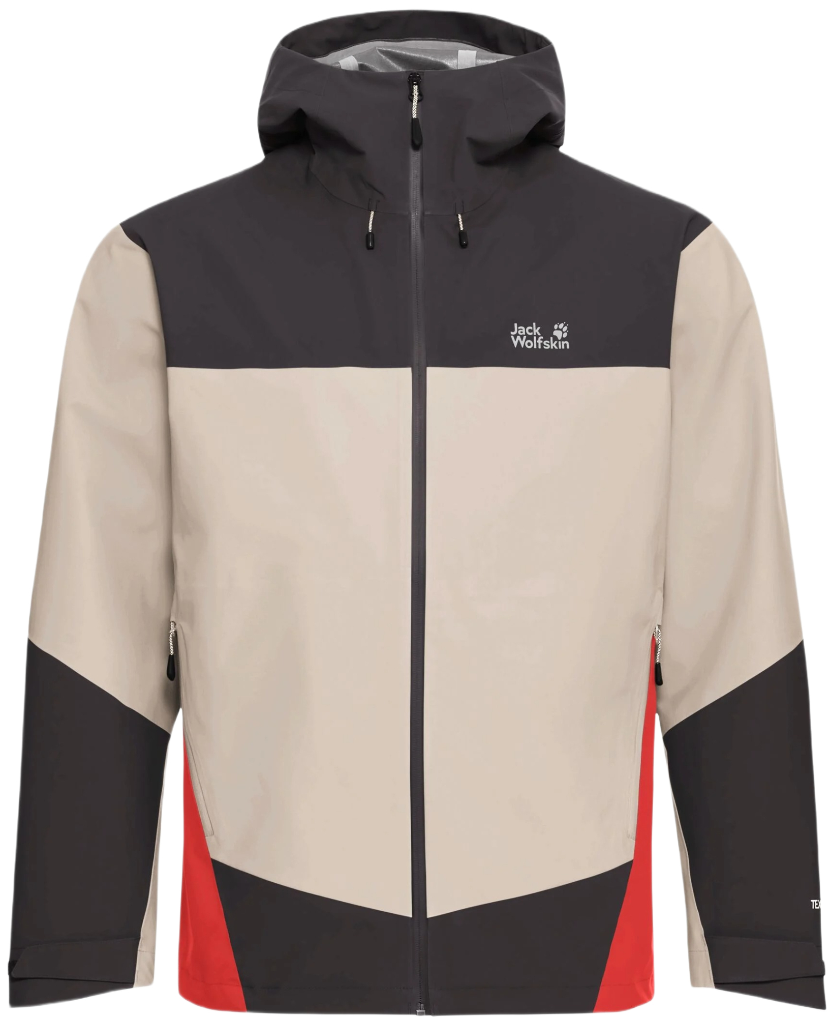 Вітровка чоловіча Jack Wolfskin Rockpaw 3L Jkt M A65875_A0084 L бежевафото7